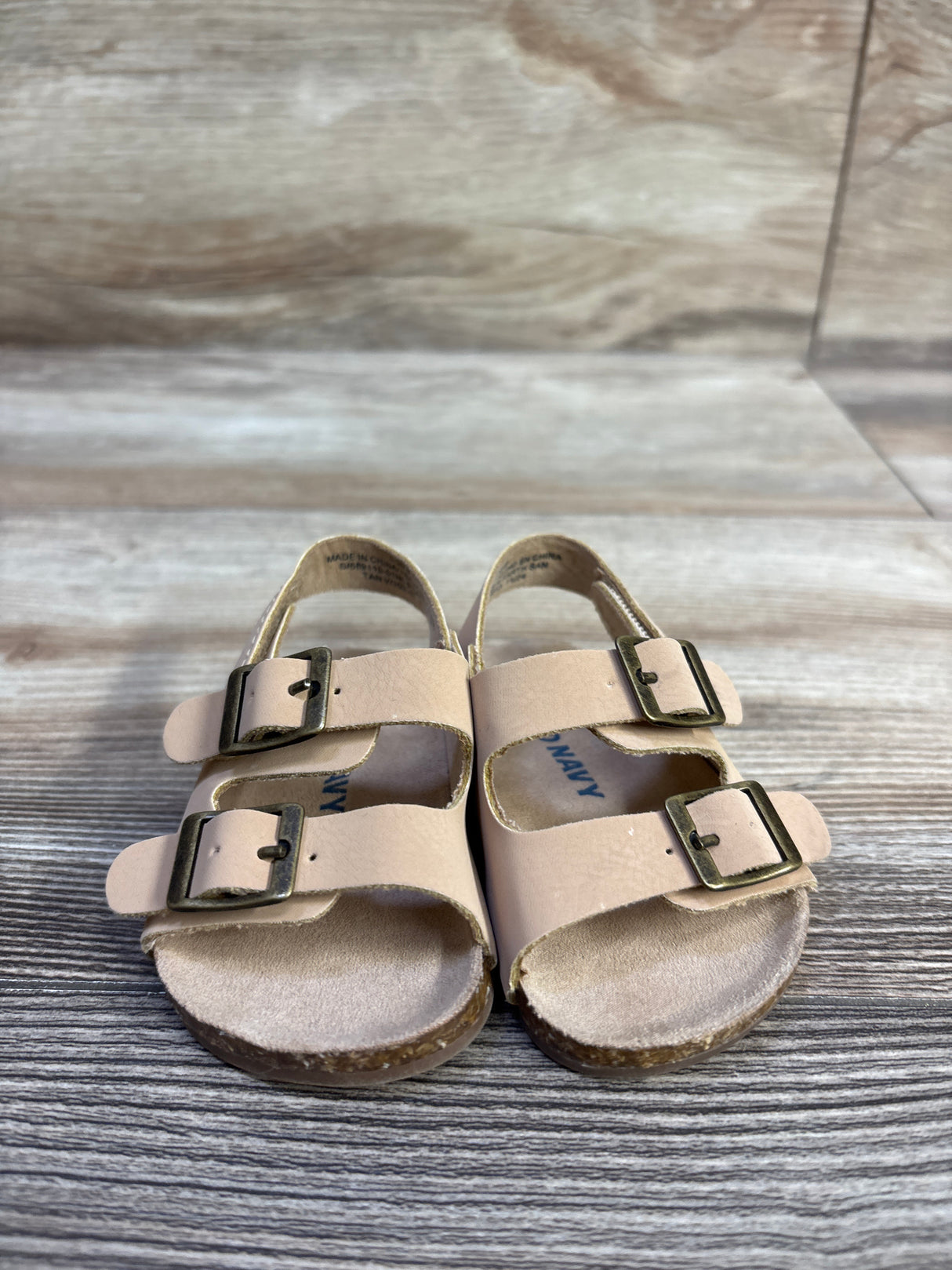Old Navy Double-Buckle Sandals Tan sz 1c 0-3m