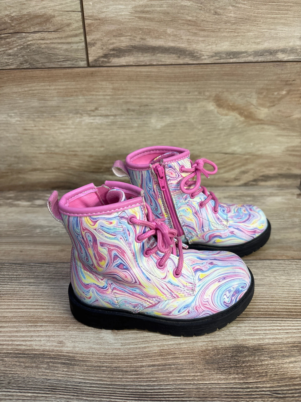 Sketchers Gravlen Color Whirl Boots Pink sz 7c