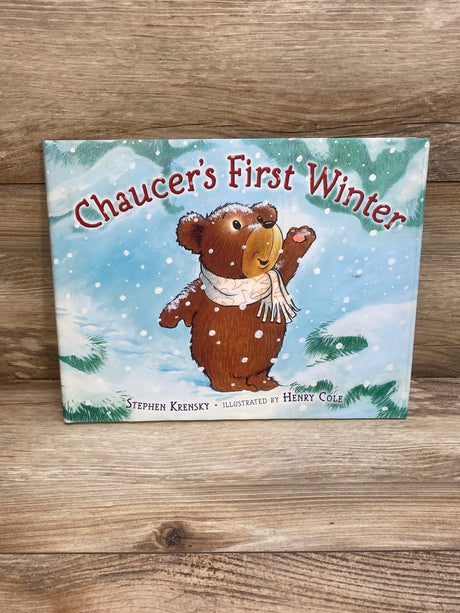 Chaucer's First Winter Hardcover Book By Stephen Krensky - Me n Mommy To Be