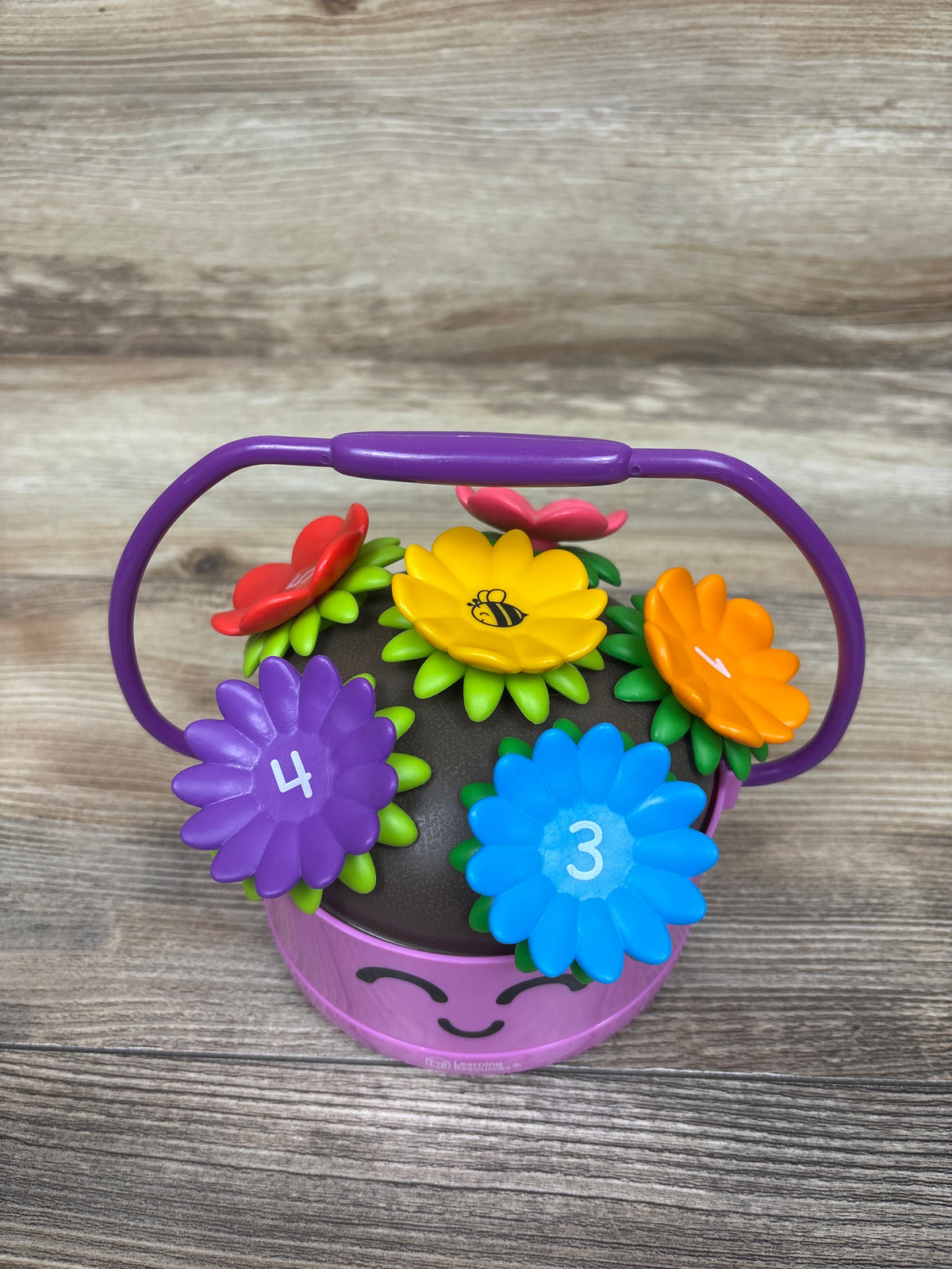 Learning Resources Poppy the Count & Stack Flower Pot