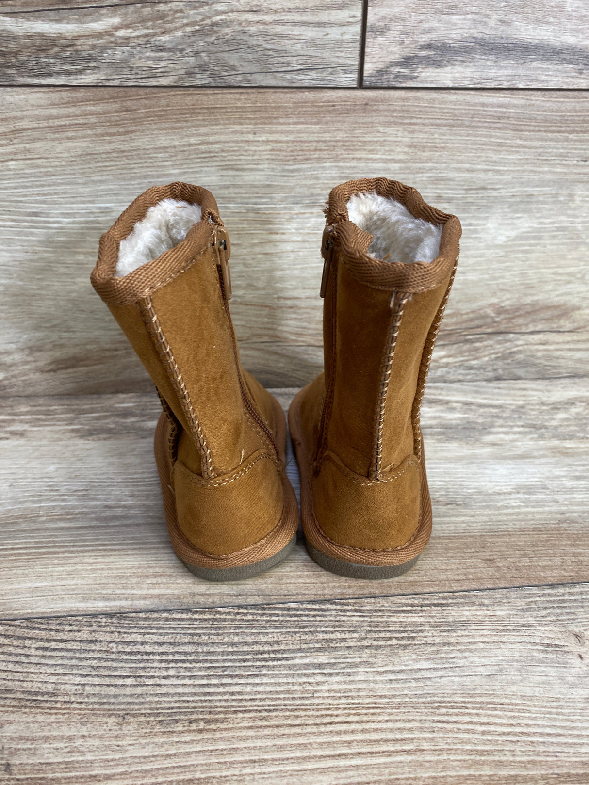 Harper Canyon Seude Tall Shearling Boots Brown sz 5c
