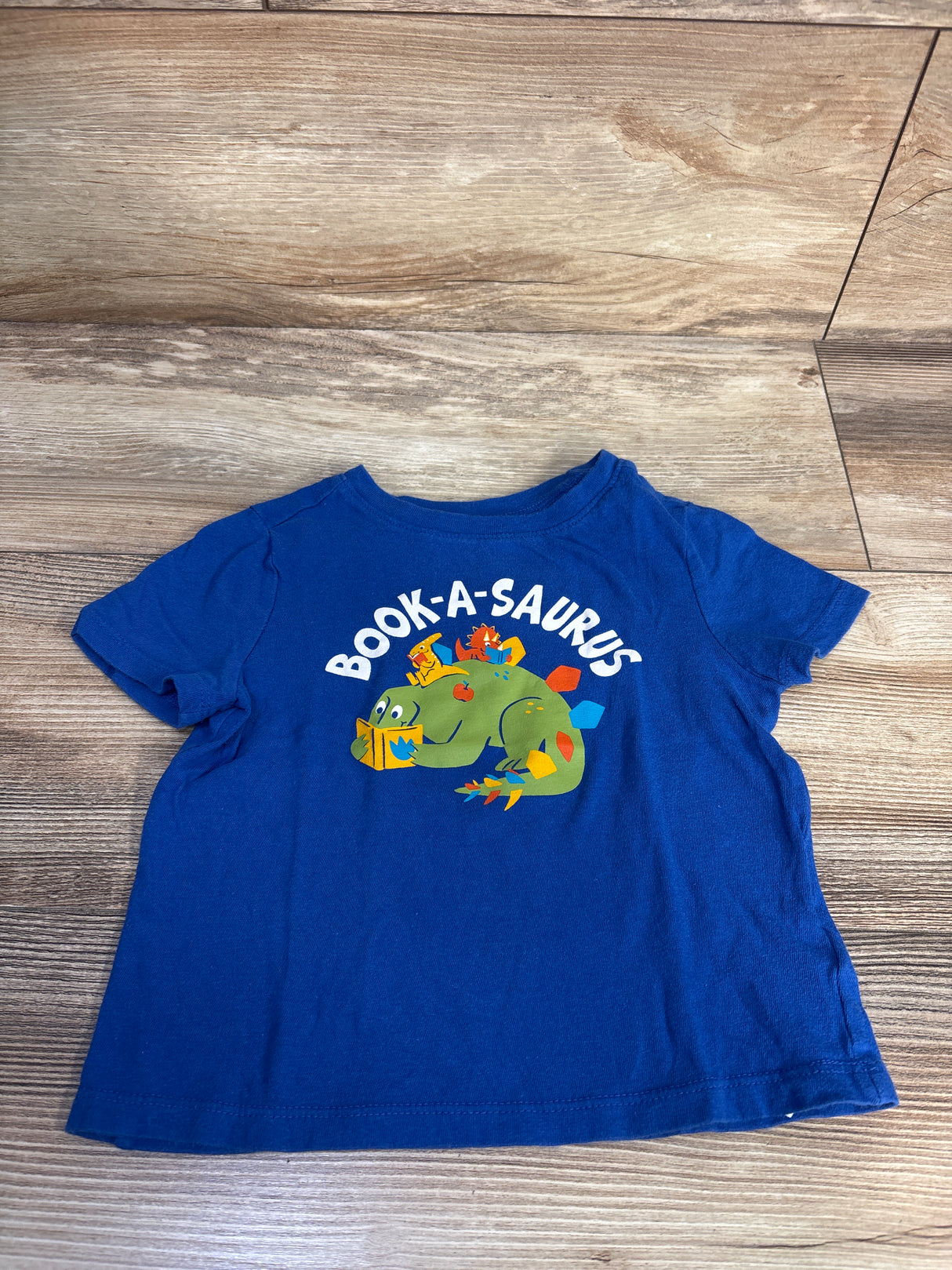 Old Navy Book-A-Saurus Shirt Blue sz 2T