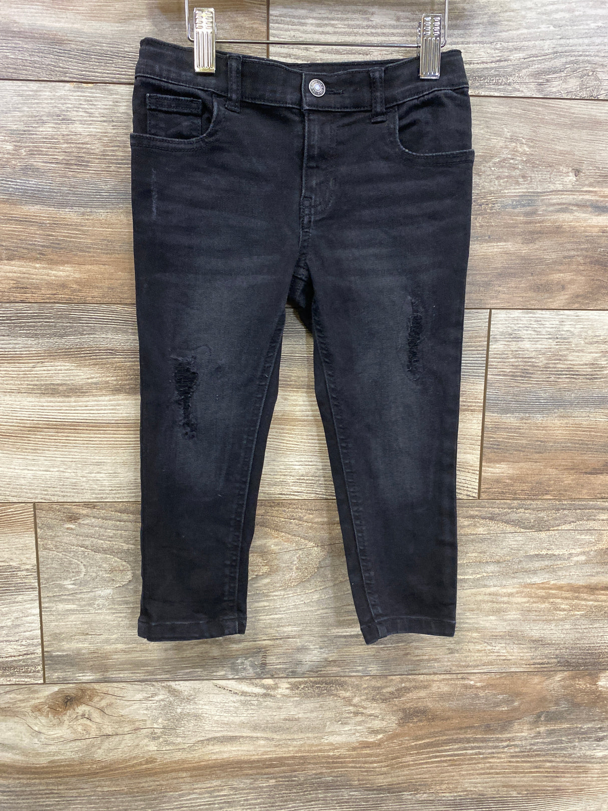Okie Dokie Denim Distressed Jeans Black sz 3T