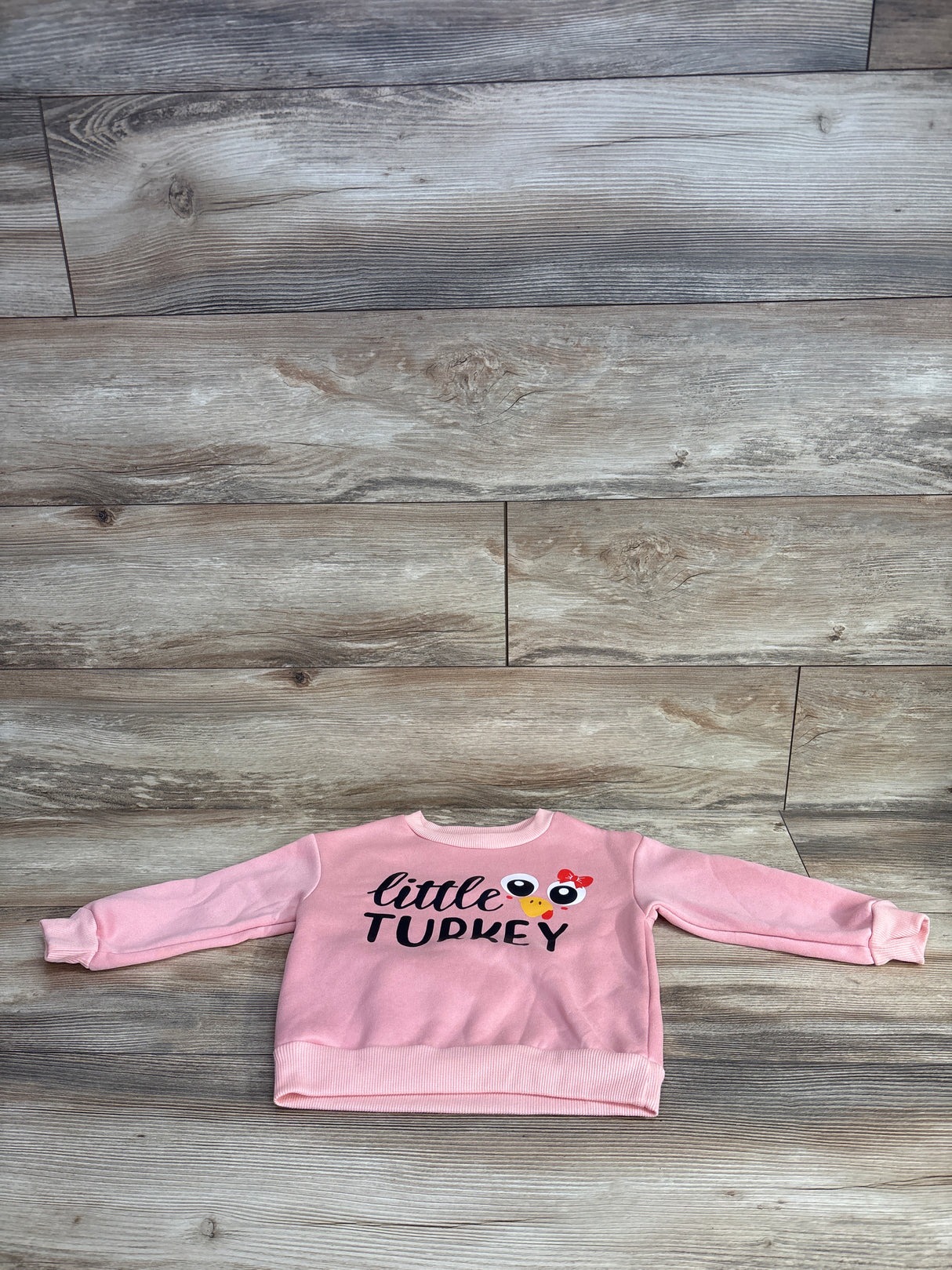 Shein 'Little Turkey' Sweatshirt Pink sz 4T