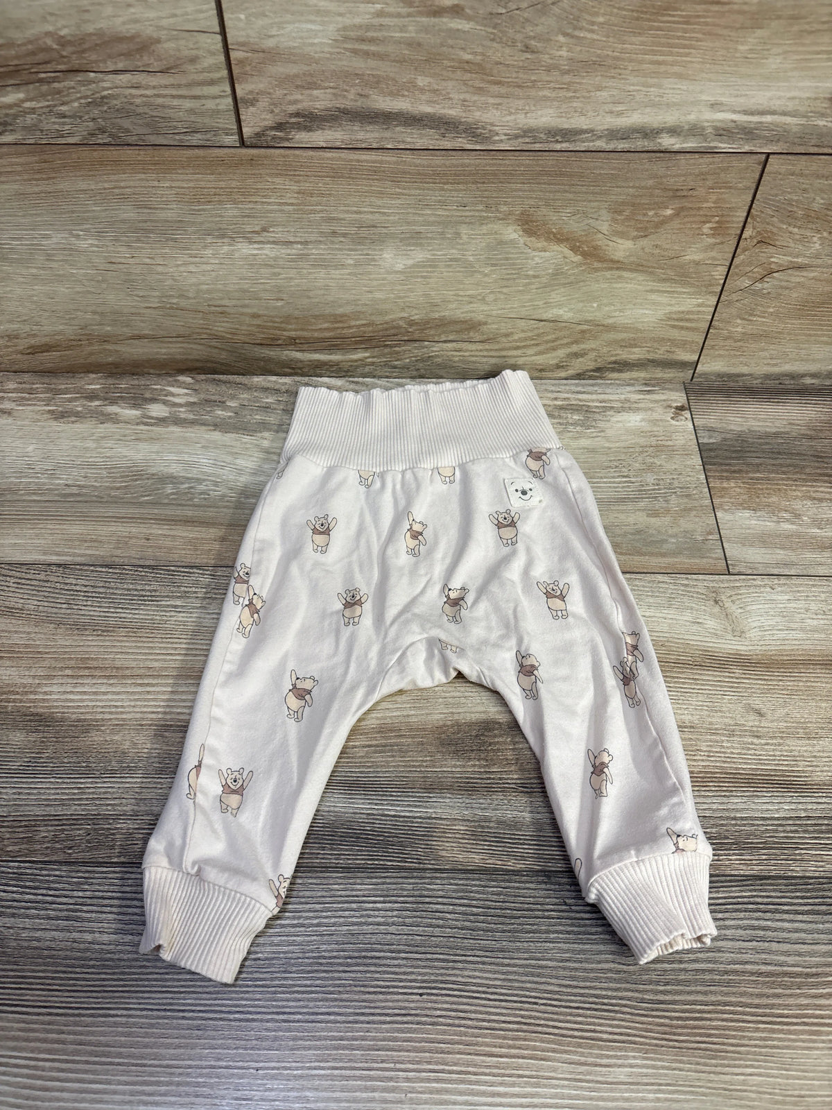 H&M x Disney Winnie The Pooh Fold-Over Leggings Beige sz 9m