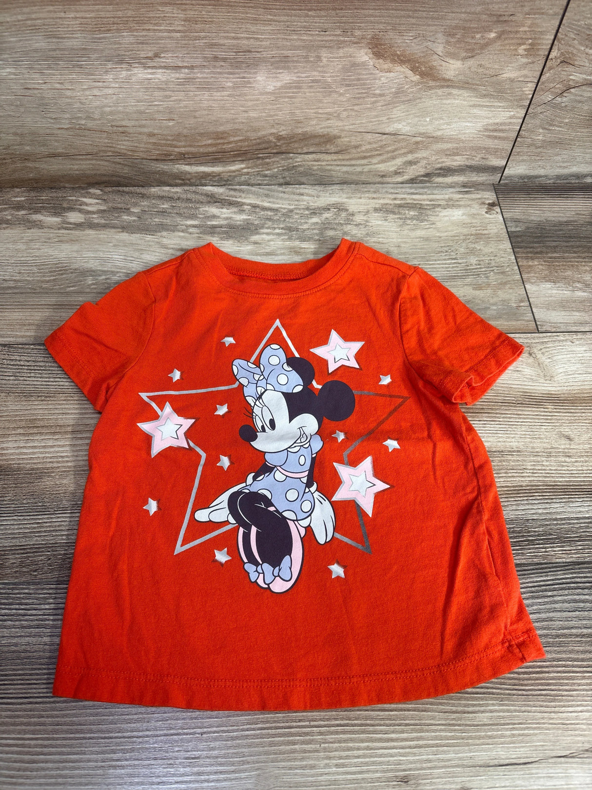 Old Navy x Disney Minnie Mouse Shirt Orange sz 2T