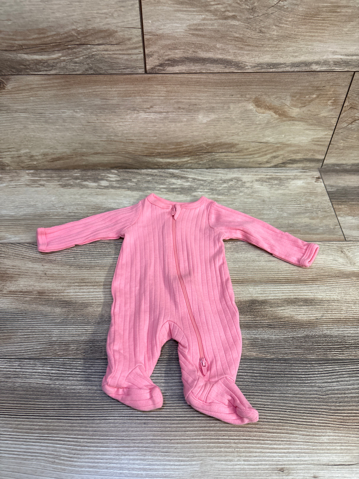 Wonder Nation Ribbed Sleeper Pink sz Preemie