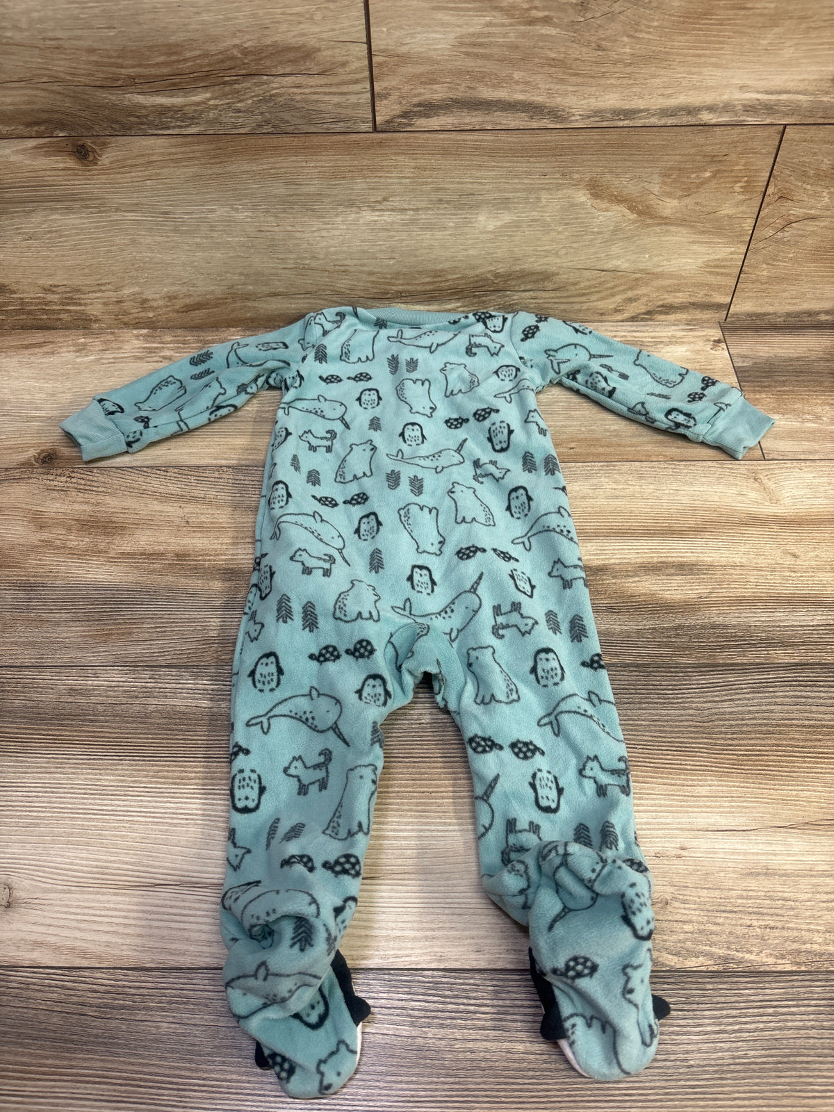 Simple Joys Blanket Sleeper Teal sz 6-9m
