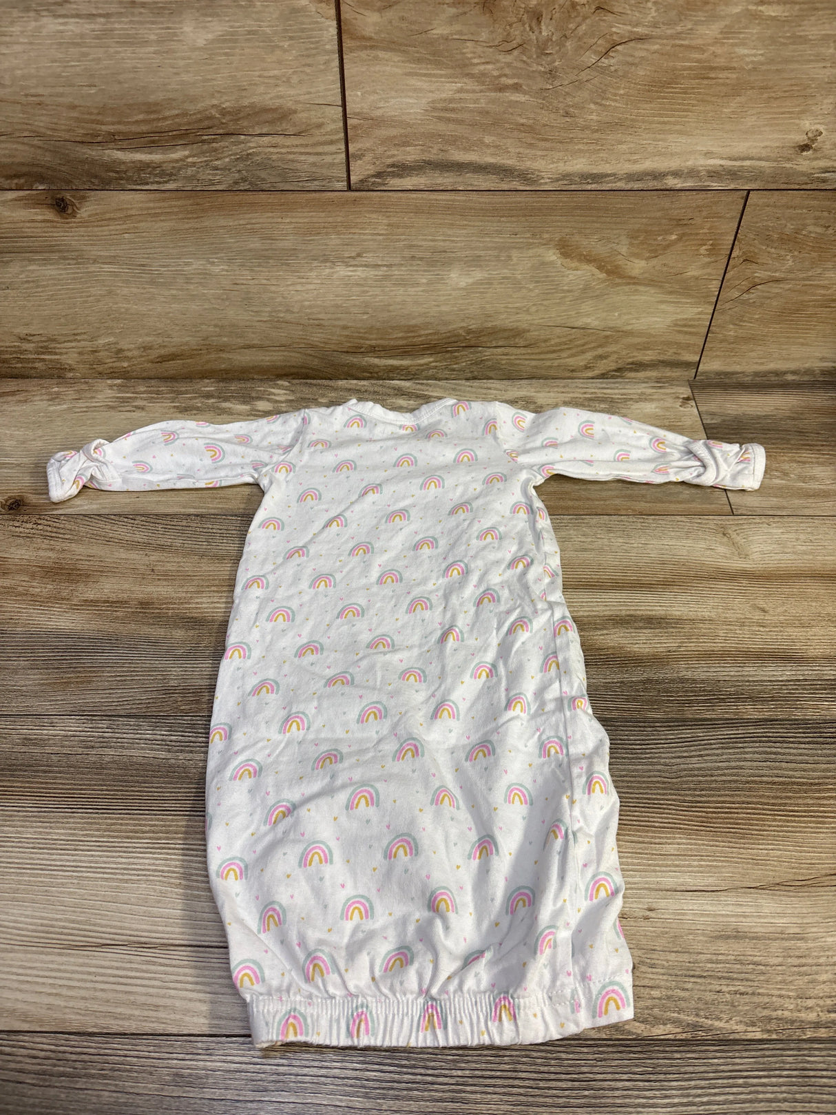 Cambria Baby Kimono Sleep Gown White sz 0-6m