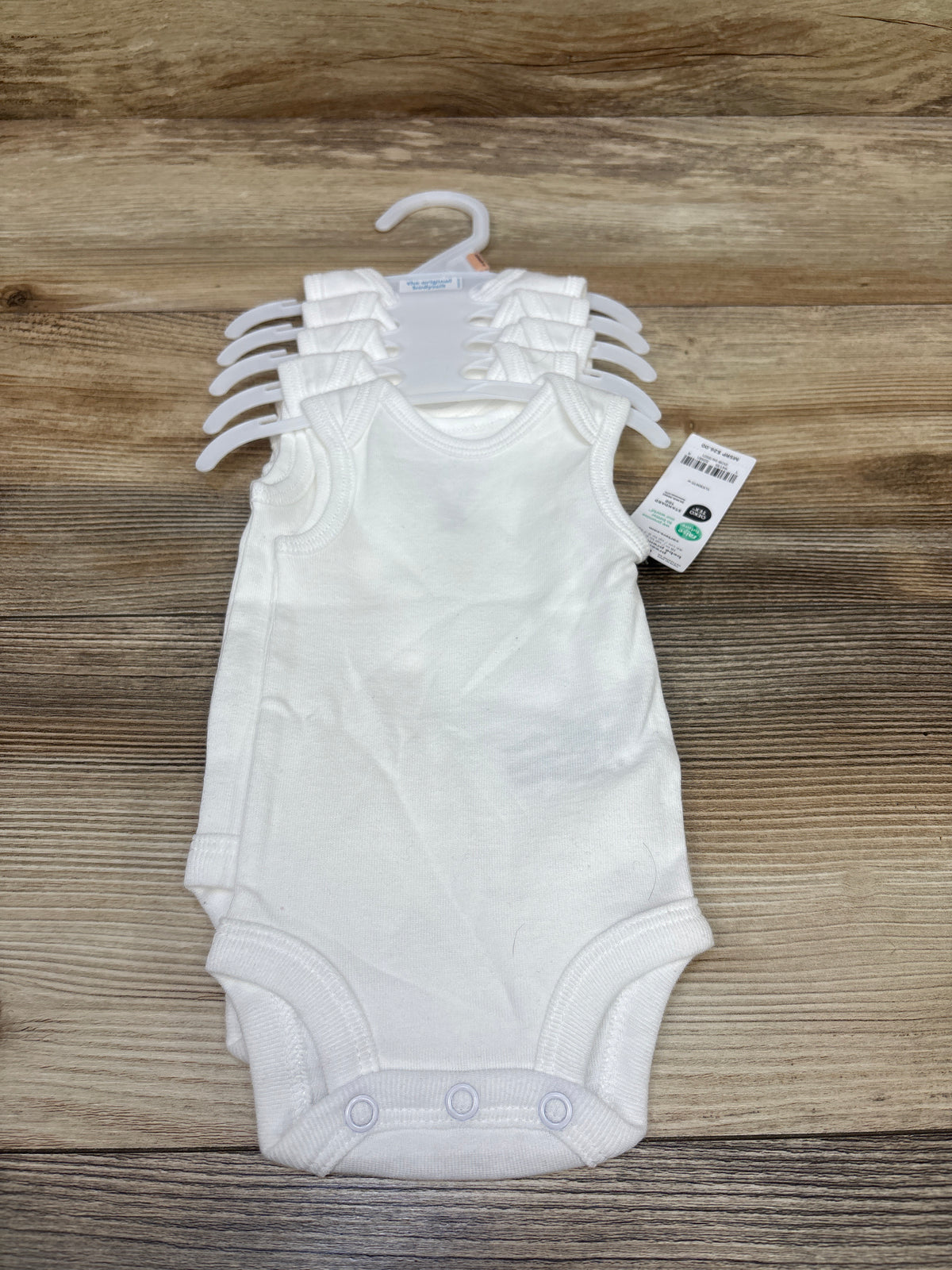 NEW Carter's 5pk Tank Bodysuits White sz Preemie