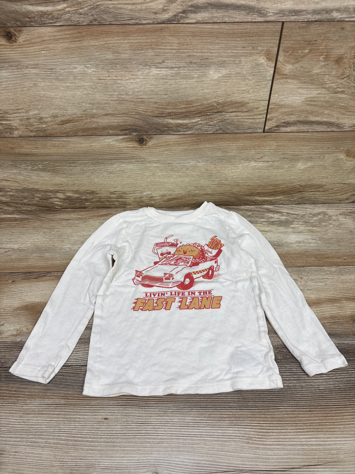 Old Navy Long Sleeve Shirt Ivory sz 5T