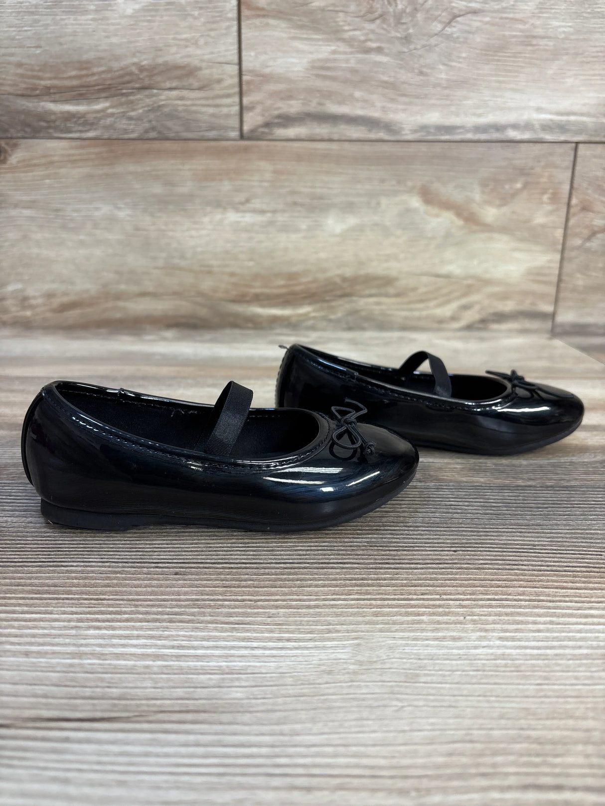Jumping Beans Juniee Ballet Flat Black sz 8c