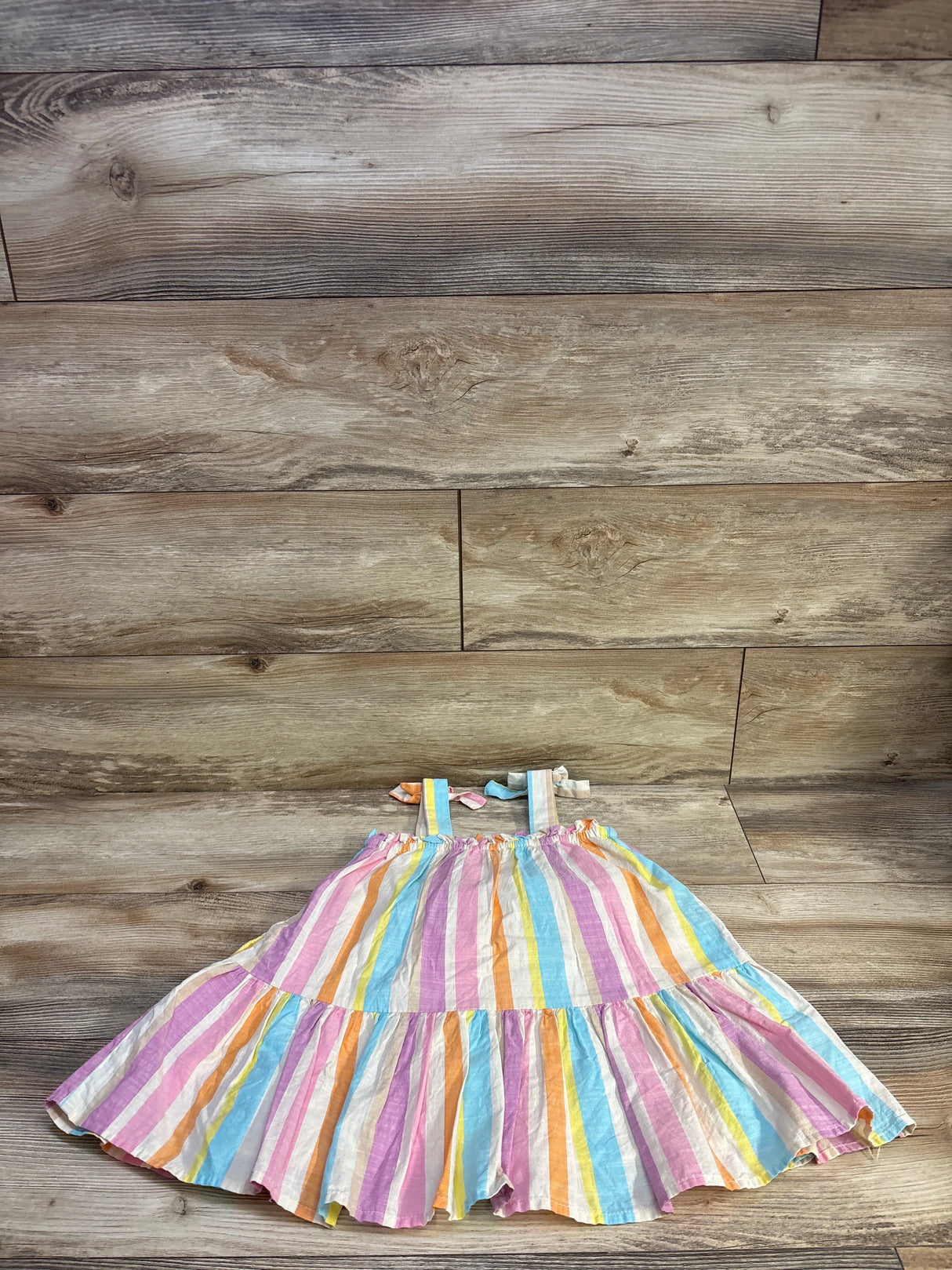 Cat & Jack Striped Tank Dress Beige sz 3T