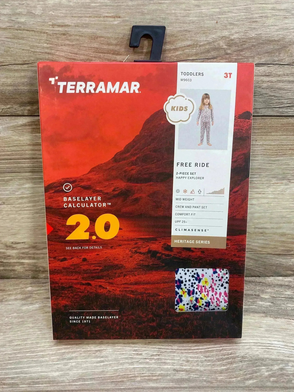 NEW Terramar 2pc Mid Wight Base Layer Set White sz 3T - Me n Mommy To Be