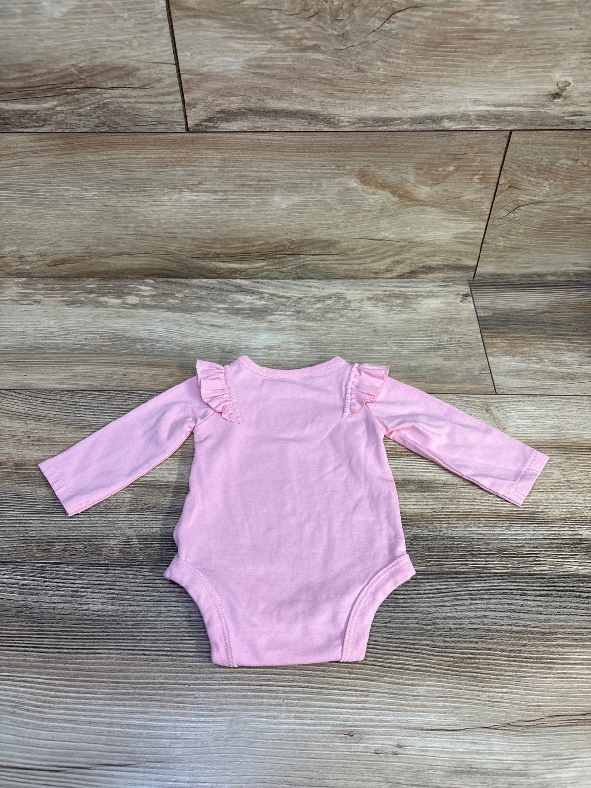 Cat & Jack Flutter Sleeve Bodysuit Pink sz Newborn
