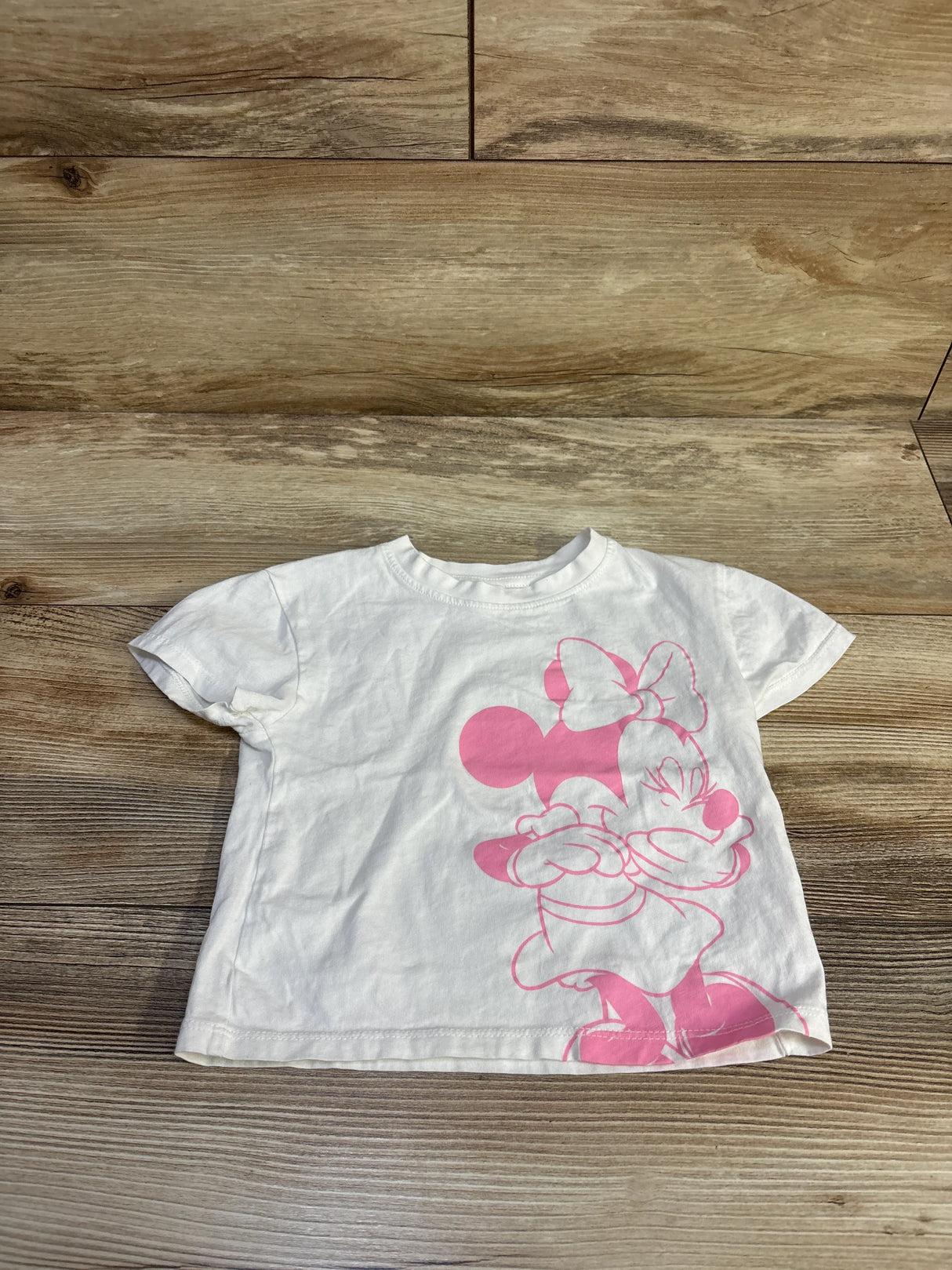 H&M x Disney Minnie Mouse Shirt White sz 2T