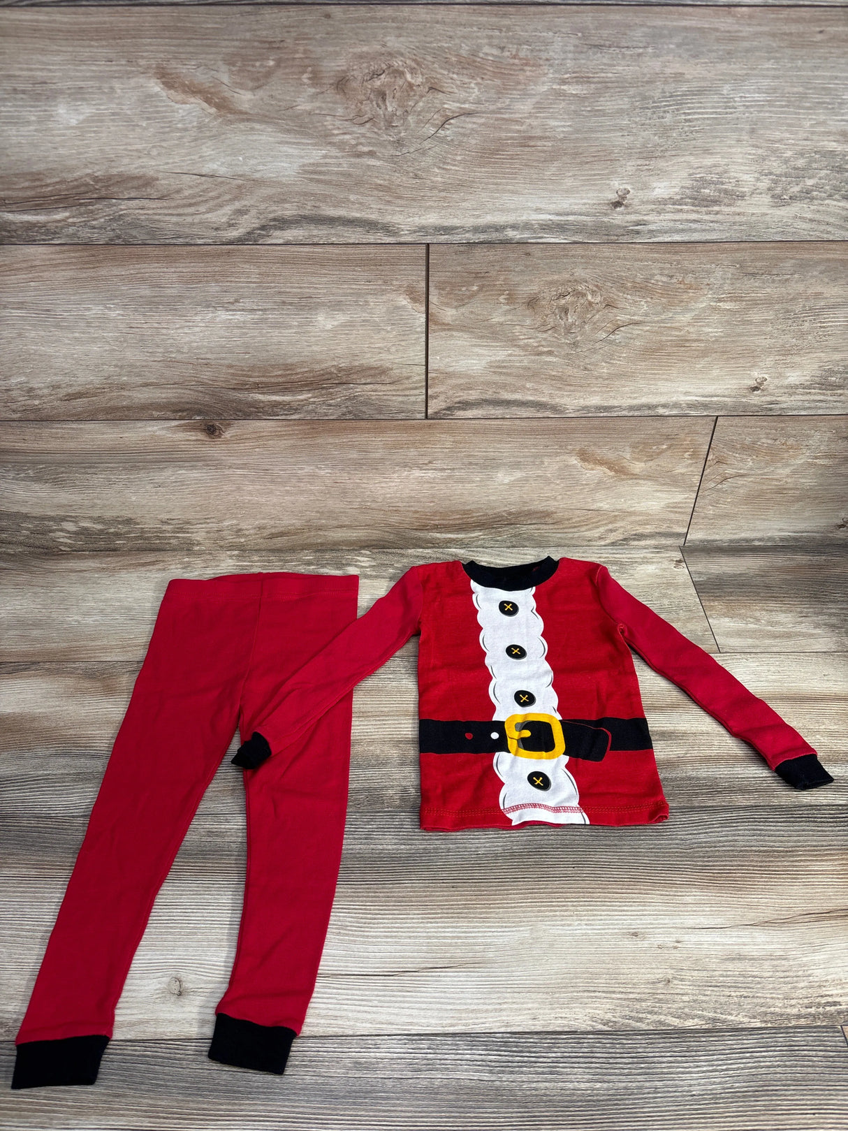 Komar Kids 2pc Santa Pajama Set Red sz 3T