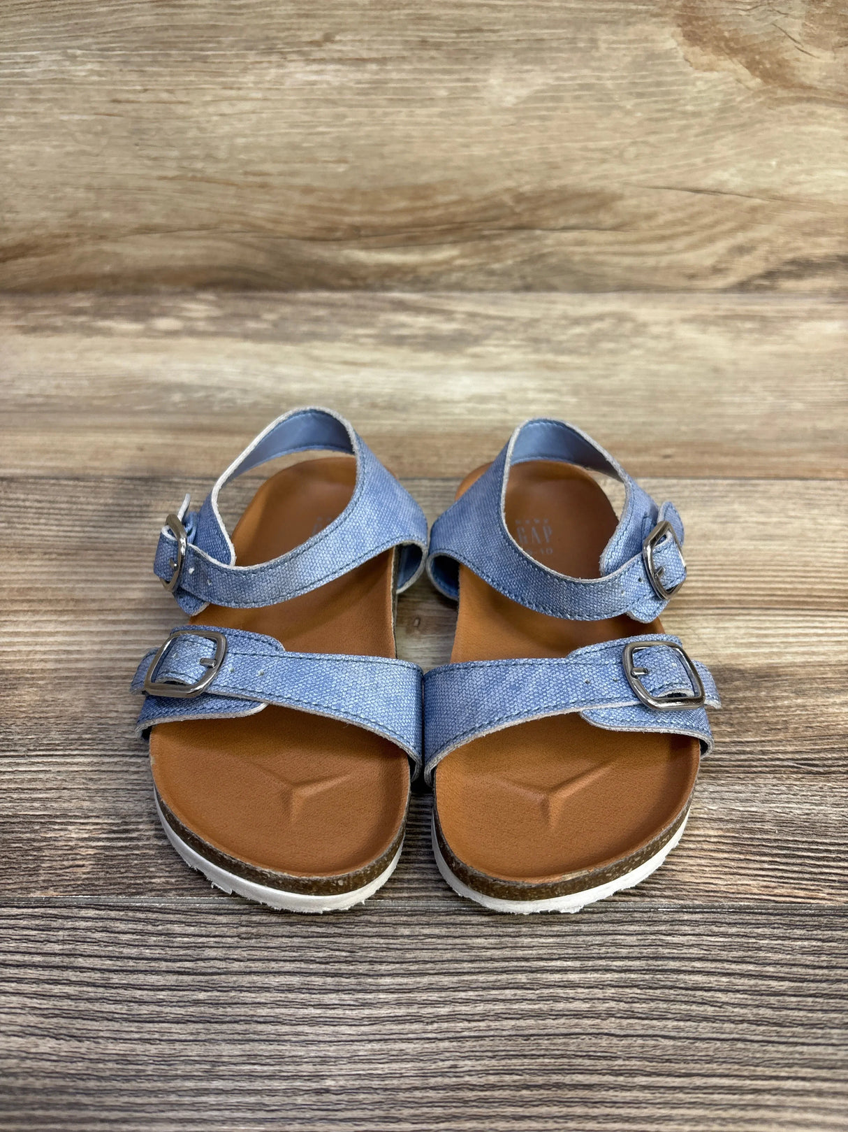 Baby Gap Buckle Denim Sandals Blue sz 9-10c