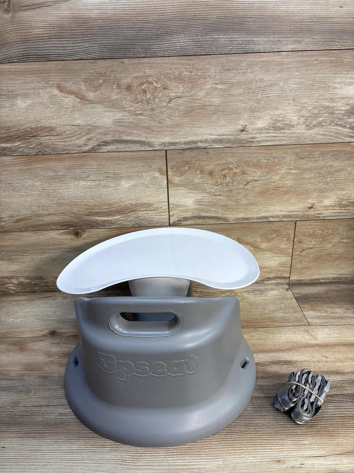 Upseat Baby Floor and Booster Seat in Grey