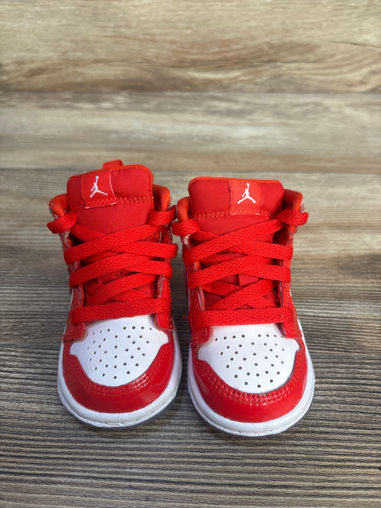 Air Jordan 1 Mid SE TD 'Barcelona Sweater' Sneakers sz 4c