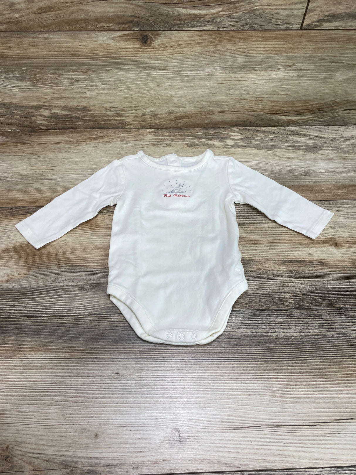 Janie and Jack First Christmas Bodysuit Ivory sz 3-6m - Me n Mommy To Be
