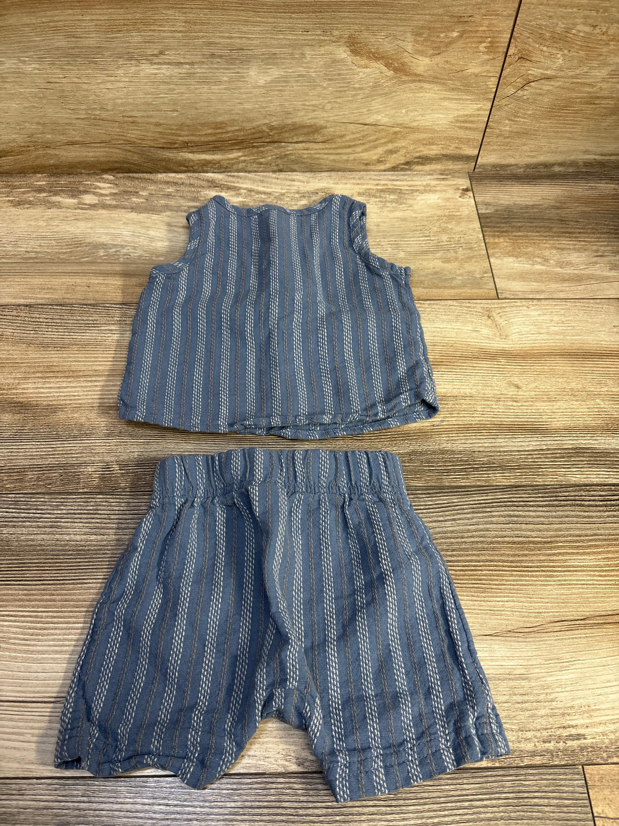 Just One You 2pc Tank Top & Shorts Set Blue sz 9m