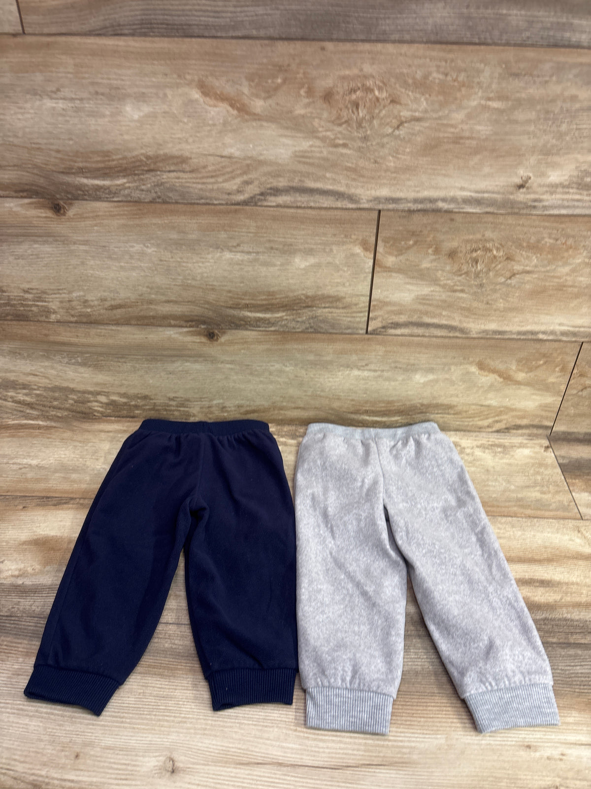 Simple Joys 2pk Fleece Joggers Navy/Grey sz 24m
