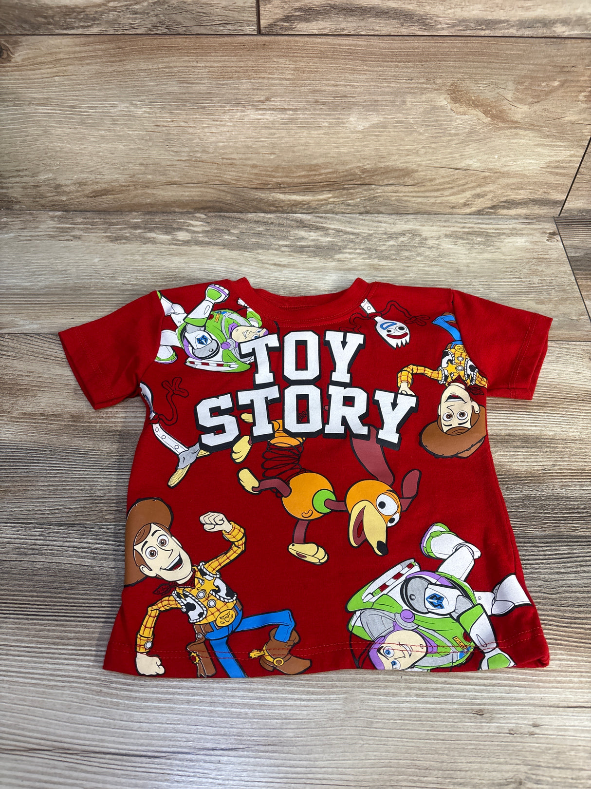 Disney Pixar Toy Story Shirt Red sz 3T