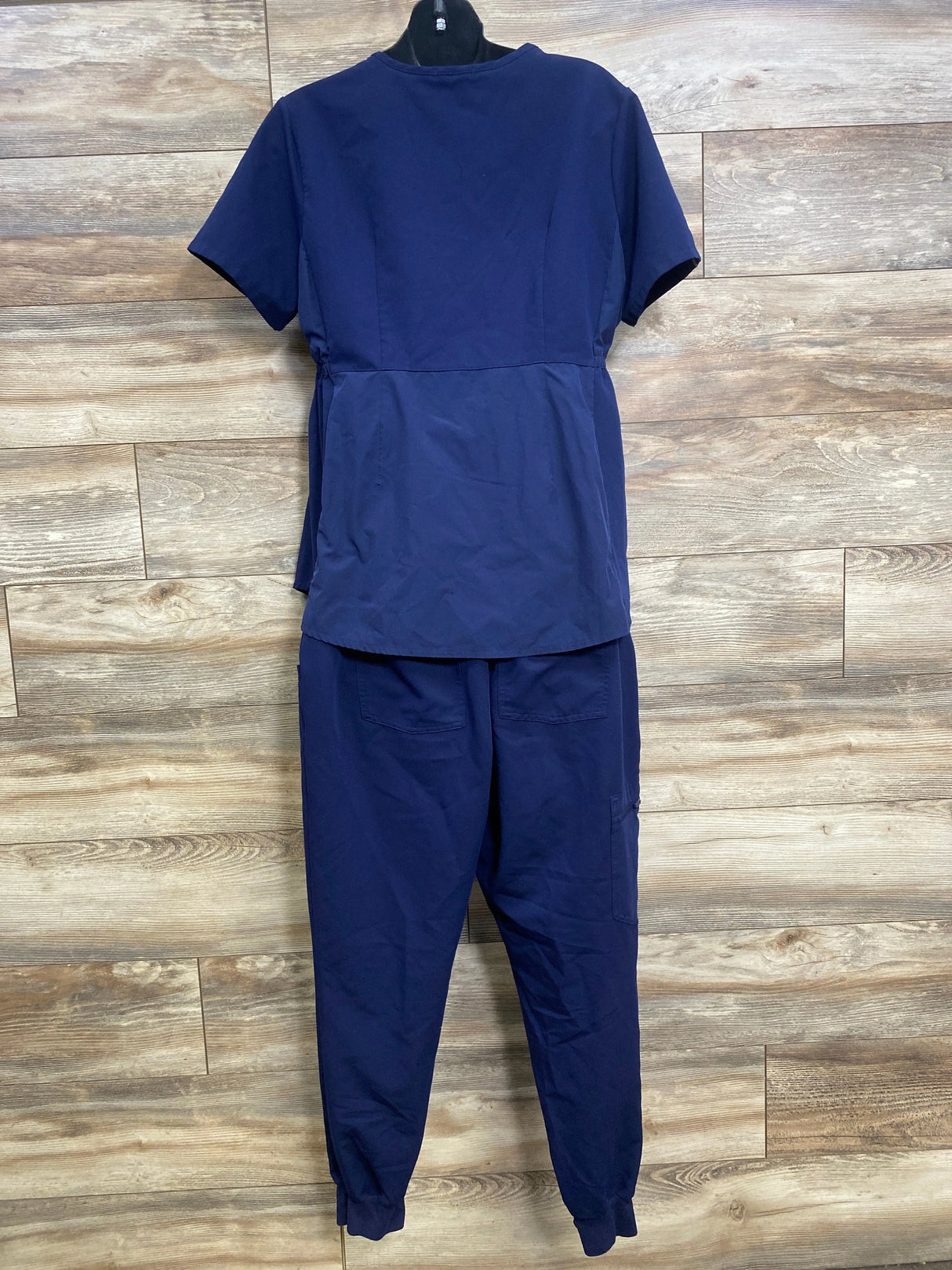 FIGS Maternity Scrub Top & Joggers Navy sz Large - Me n Mommy To Be