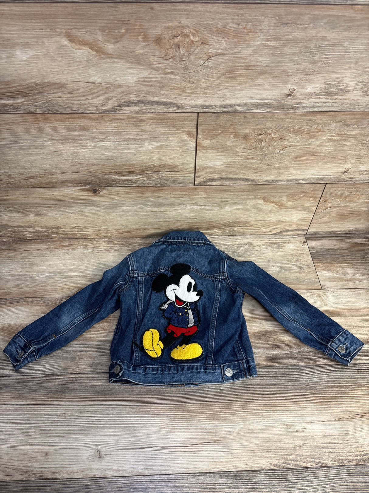 Gap × Disney Mickey Mouse Icon Denim Jacket Blue sz 4T