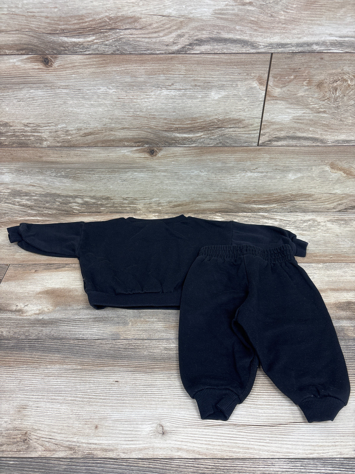 Nike 2pc Pullover Sweatshirt & Joggers Set Black sz 12m