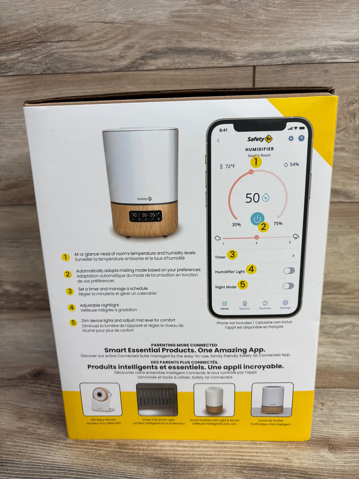 NEW Safety 1st Connected Smart Humidifier