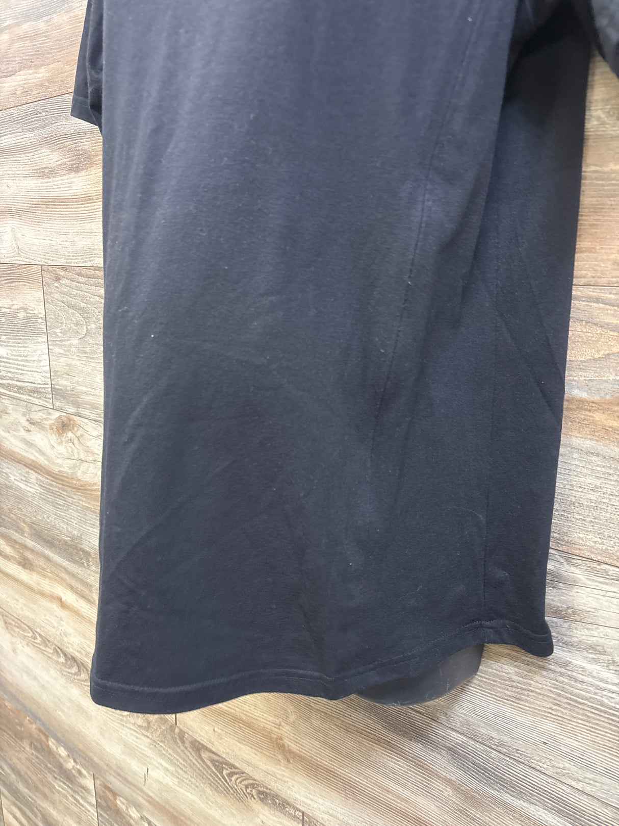 Ecavus Maternity Hidden Zipper Nursing Shirt Black sz Large