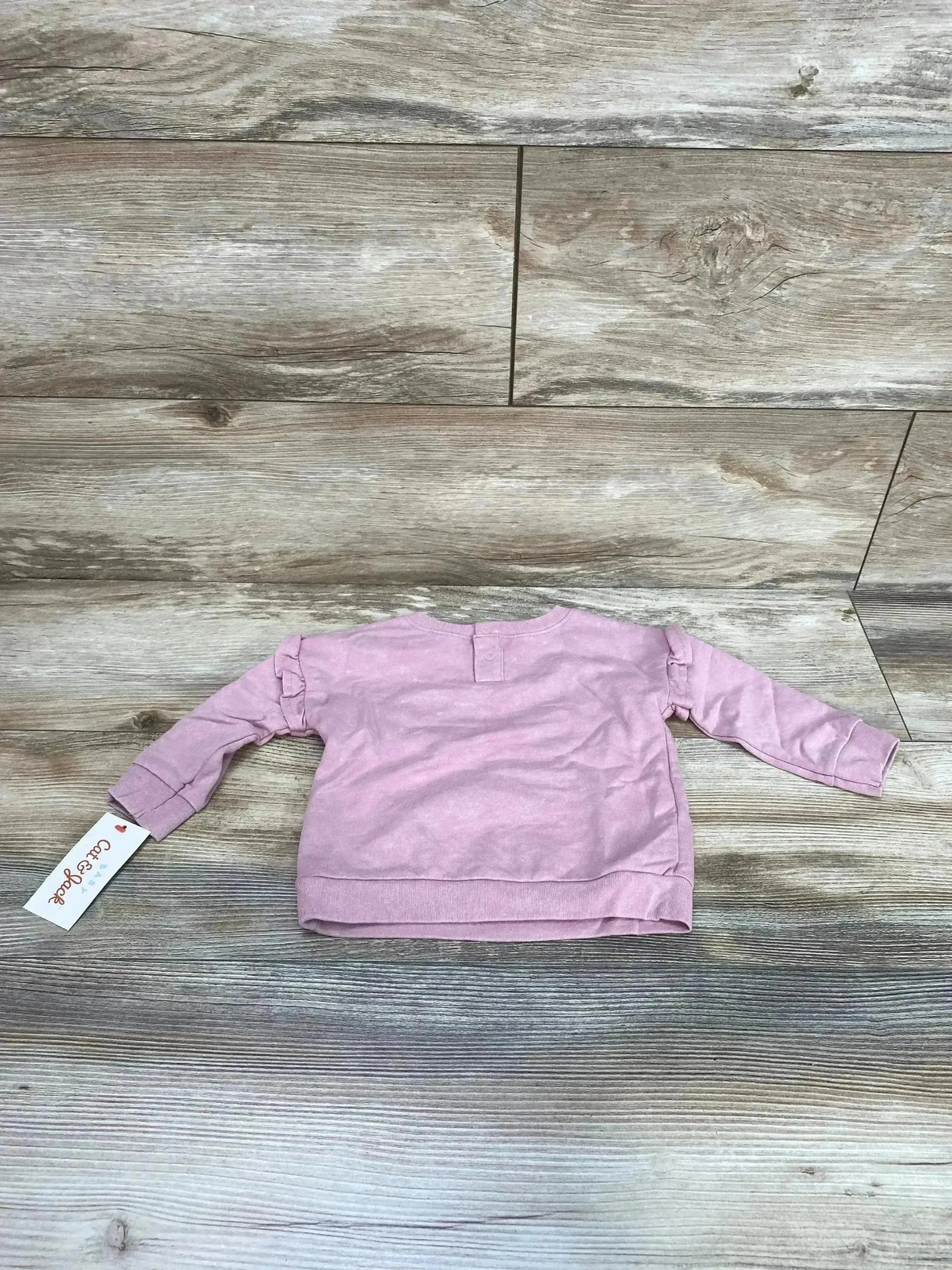 NEW Cat & Jack Sweatshirt Pink sz 3-6m - Me n Mommy To Be