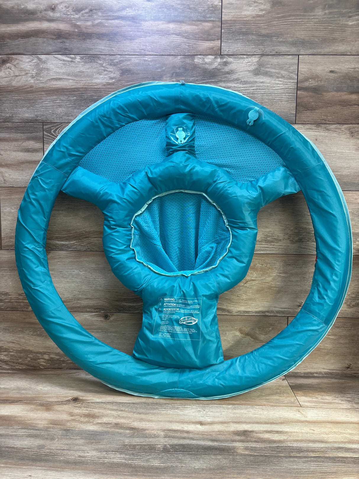 SwimWays Toddler Spring Float Blue with Sharks