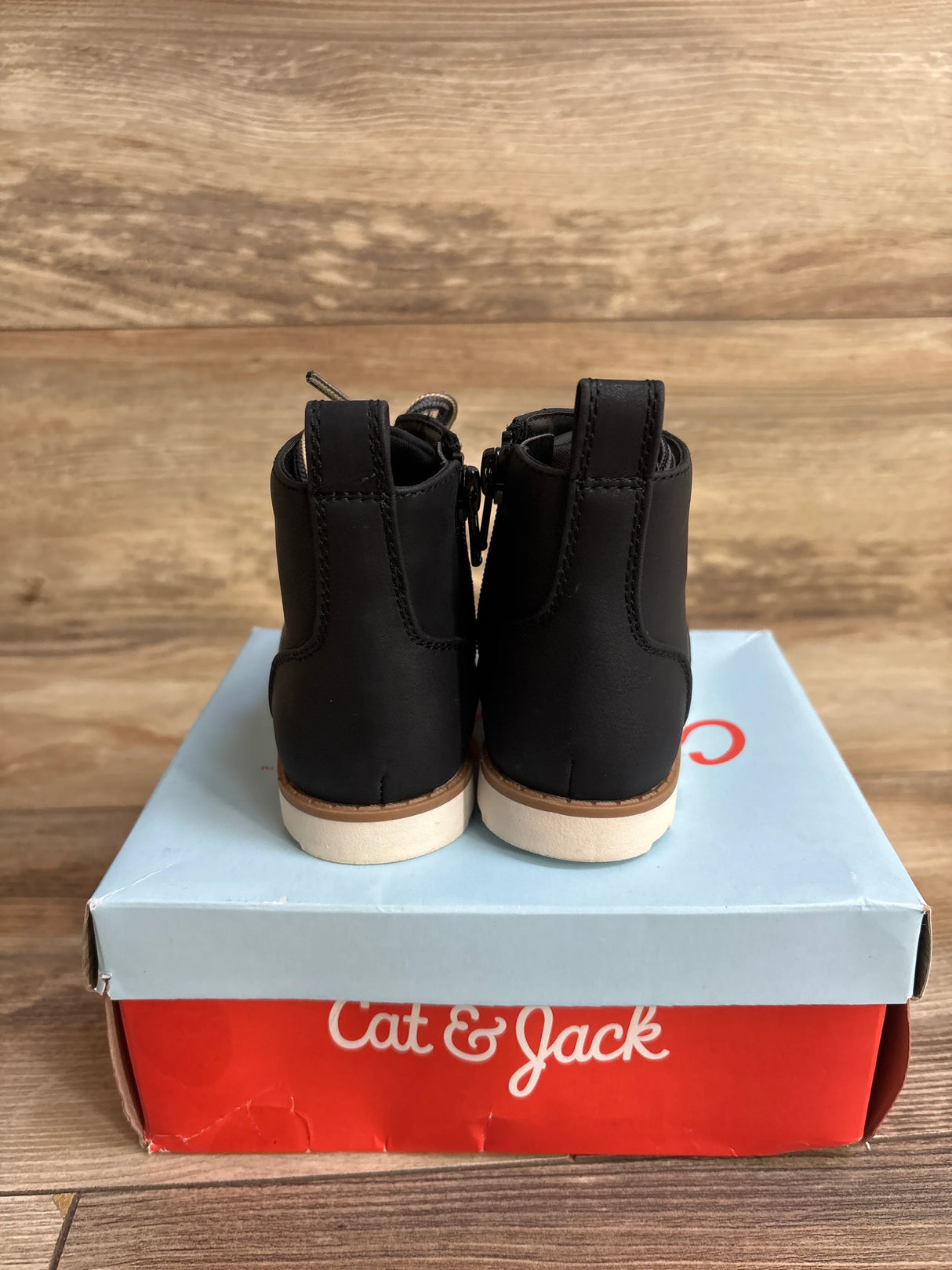 NEW Cat & Jack Greyson Boots, Black sz 6c