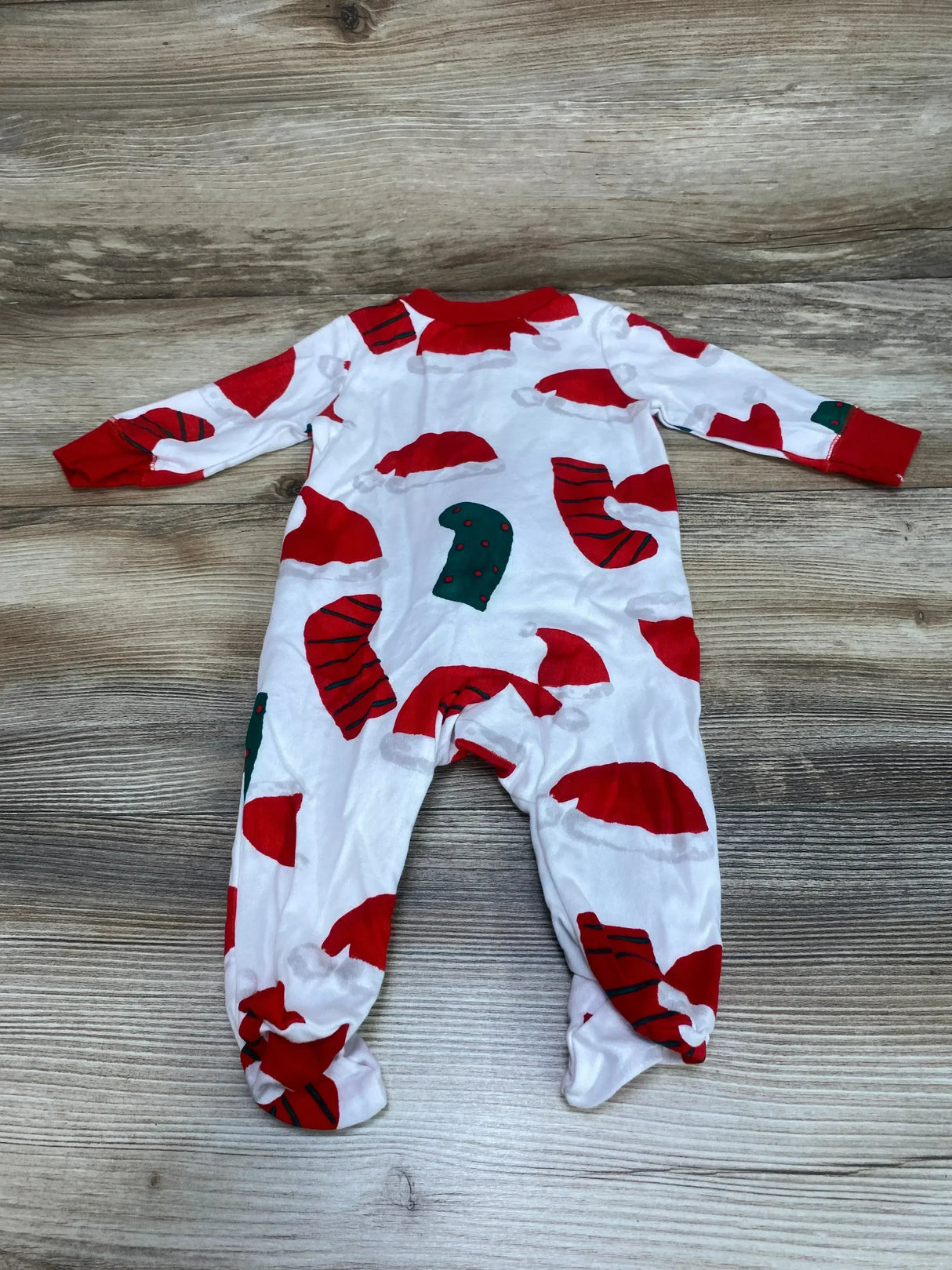 Carter's Christmas Stockings Sleeper White sz 3m - Me n Mommy To Be