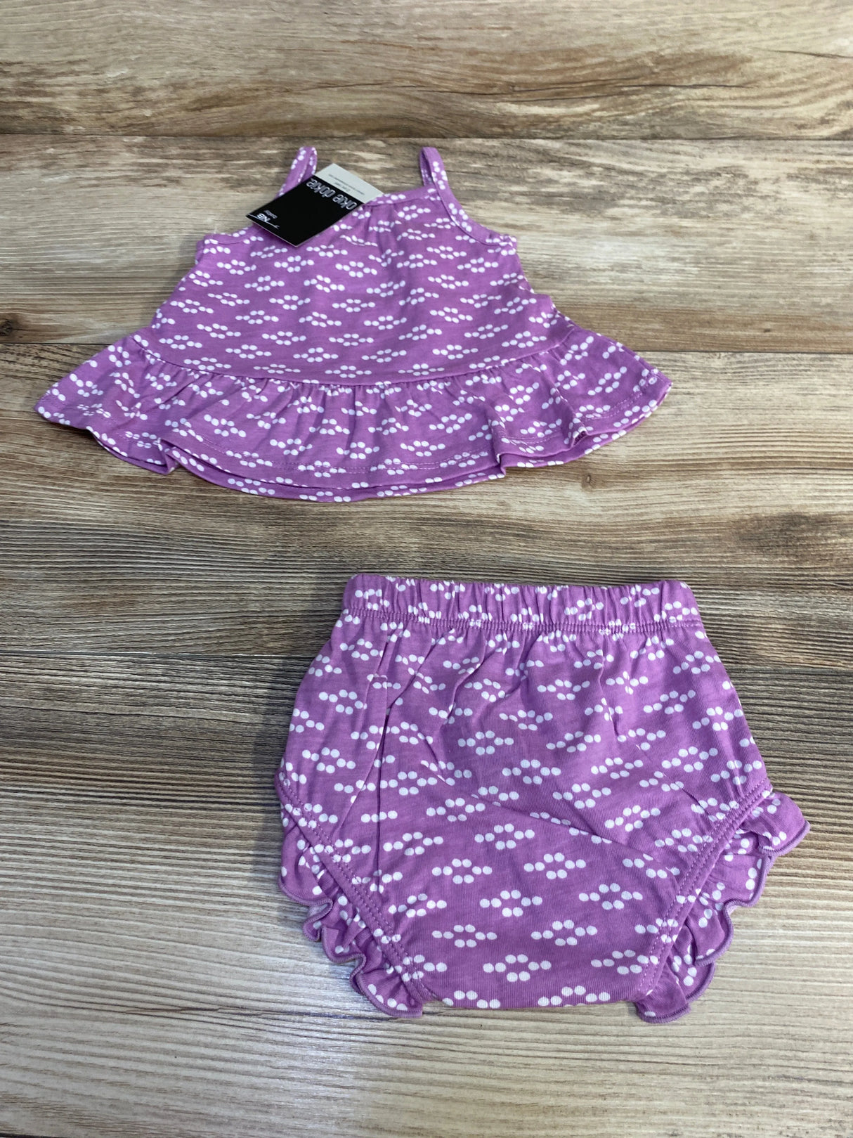 NEW Okie Dokie 2pc Top & Bottoms Purple sz Newborn - Me n Mommy To Be