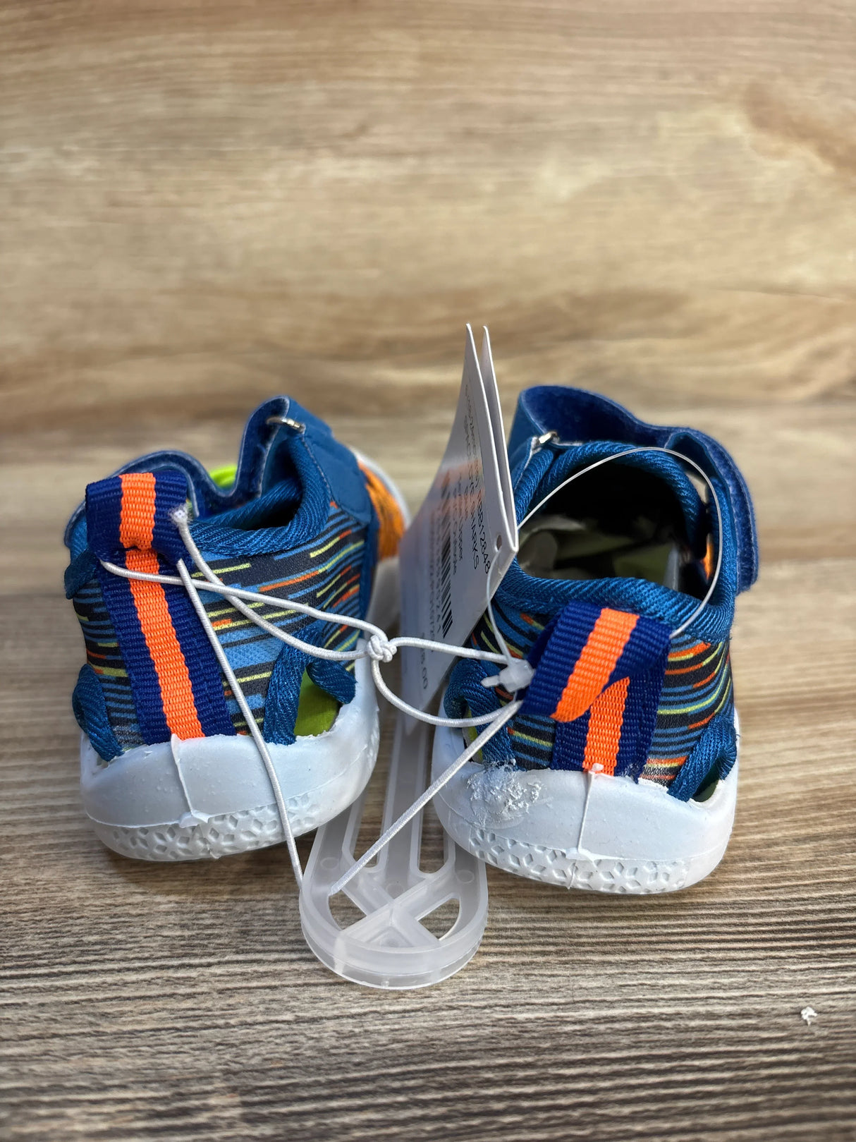 NEW Robeez Gradient Mesh Water Shoes - Space Dye Sharks sz 6c