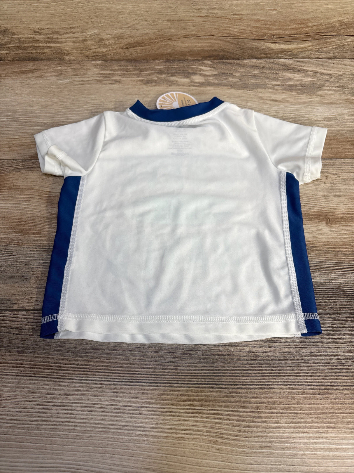 NEW First Impressions Brave The Waves Rashguard White sz 12m - Me n Mommy To Be