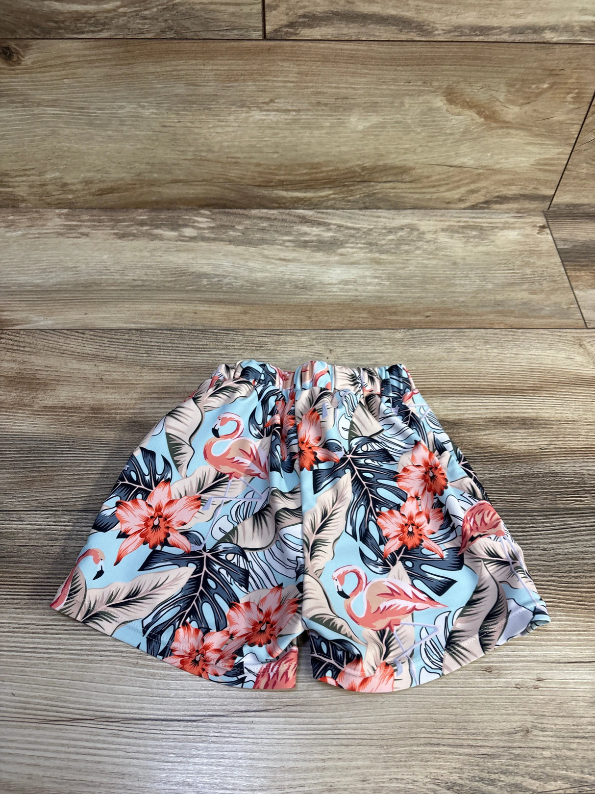 Shein Flamingo Swim Shorts Blue sz 12-18m