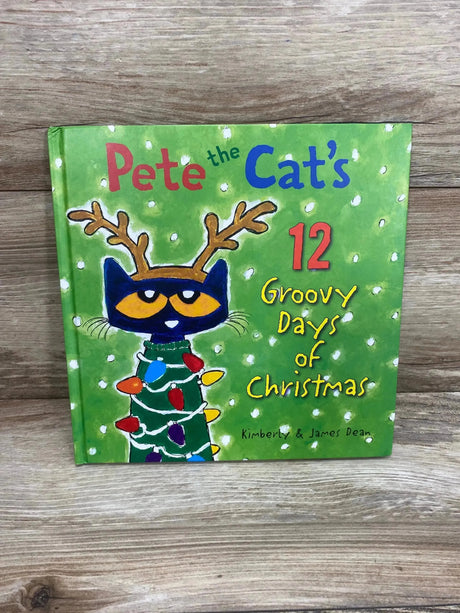 Pete the Cat's 12 Groovy Days of Christmas: A Christmas Holiday Book for Kids Hardcover - Me n Mommy To Be
