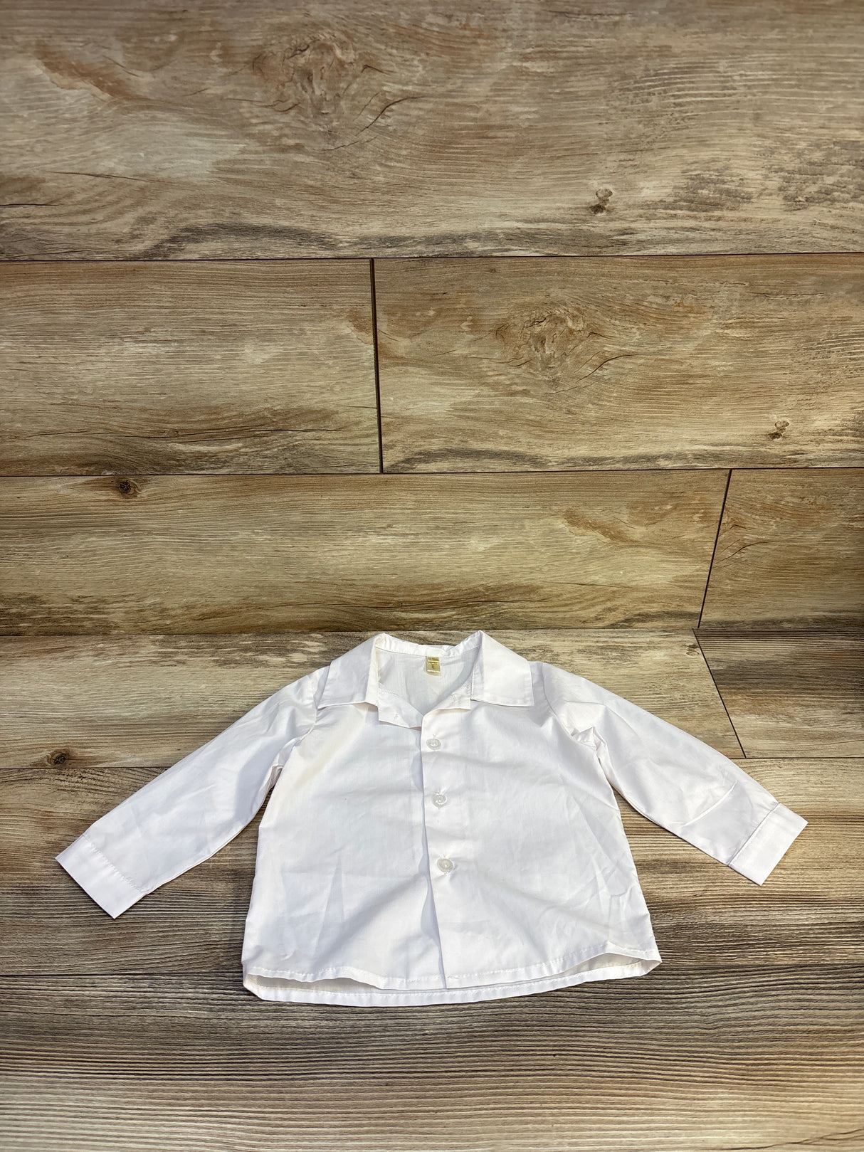 Bow Dream Button Up Dress Shirt White sz 12-18m