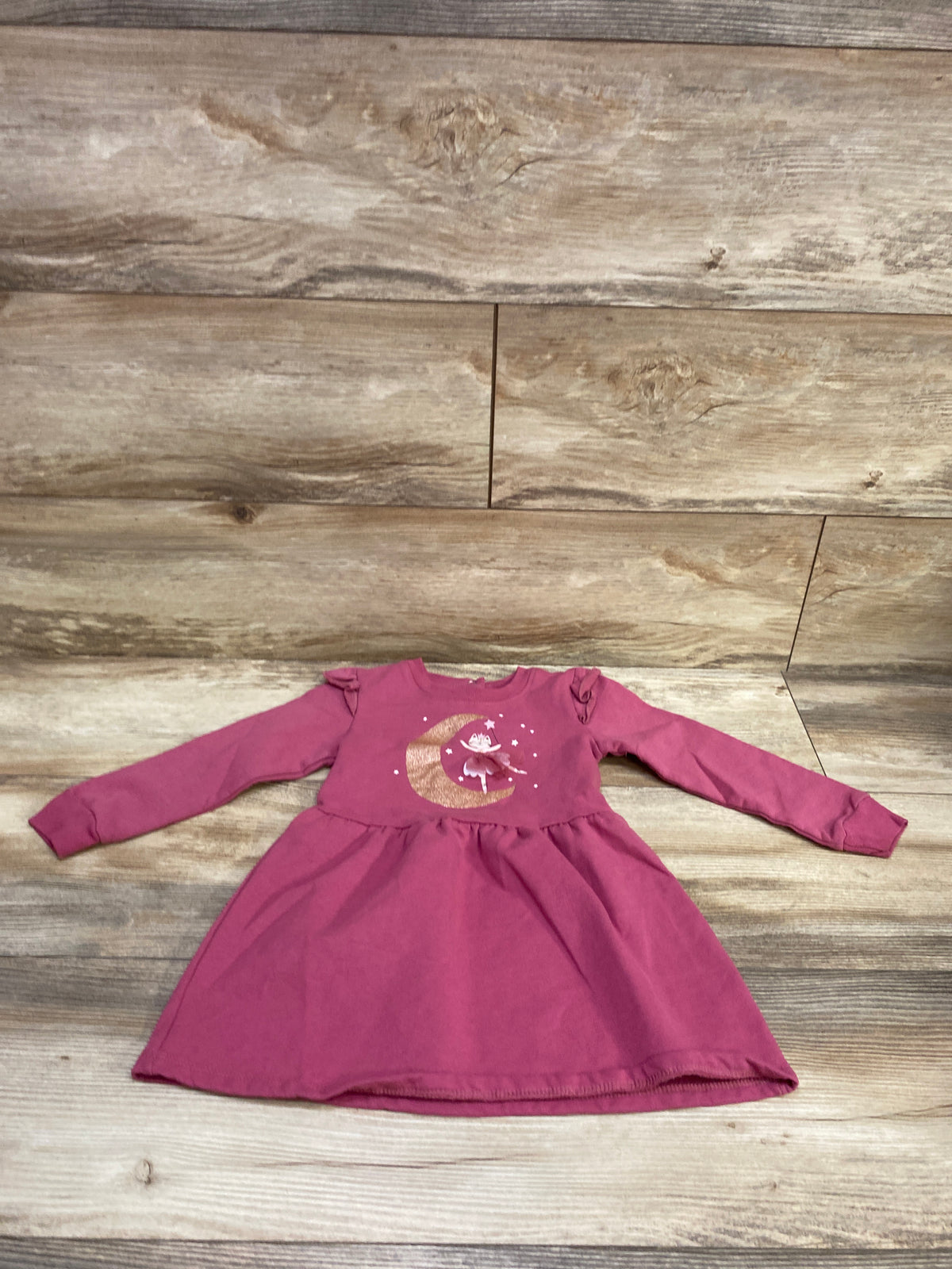 Koala Kids Cat Ballerina Sweatshirt Dress Pink sz 3T