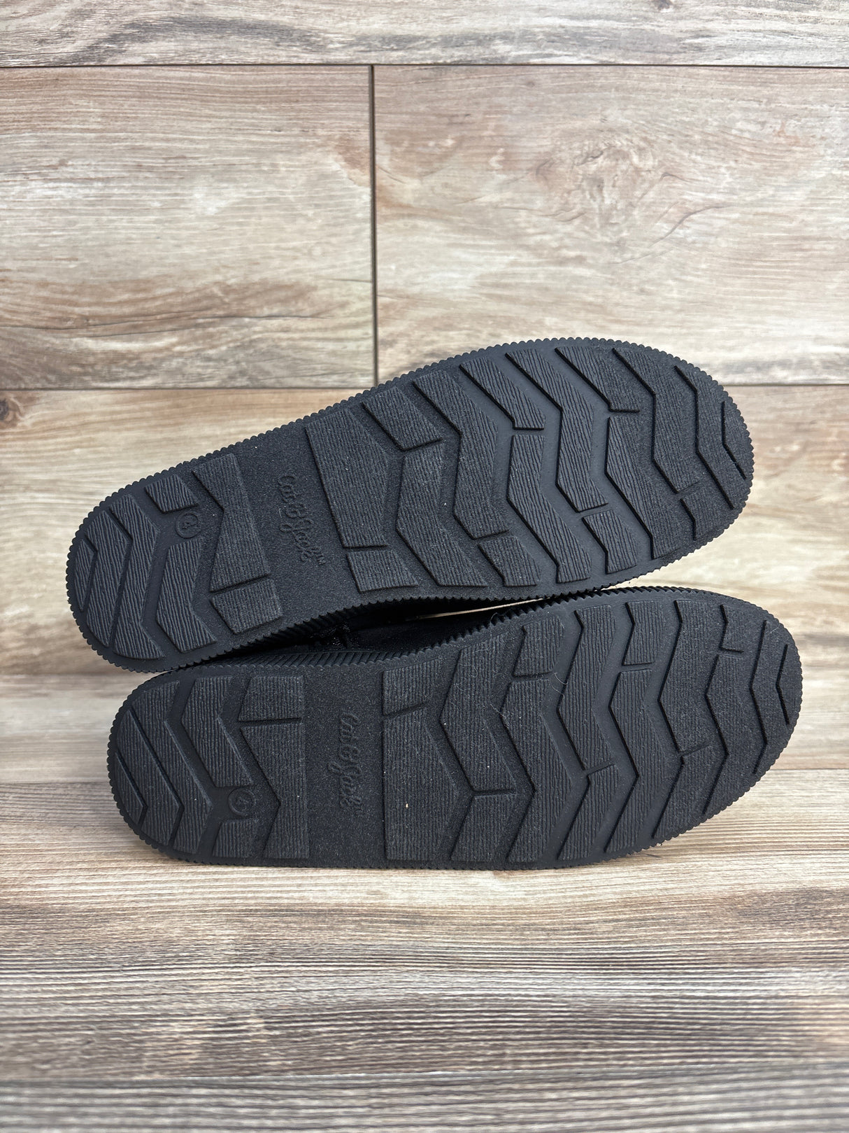 NEW Cat & Jack Natalia Tall Shearling Style Boots Black sz 4Y