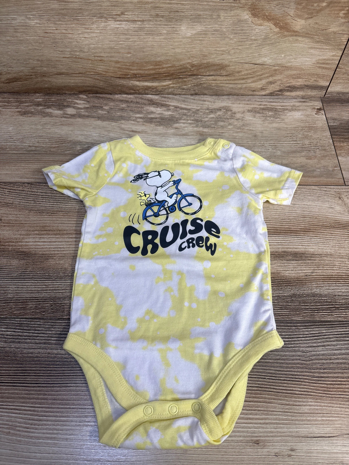 Garanimals x Peanuts Cruise Crew Bodysuit Yellow sz 12m