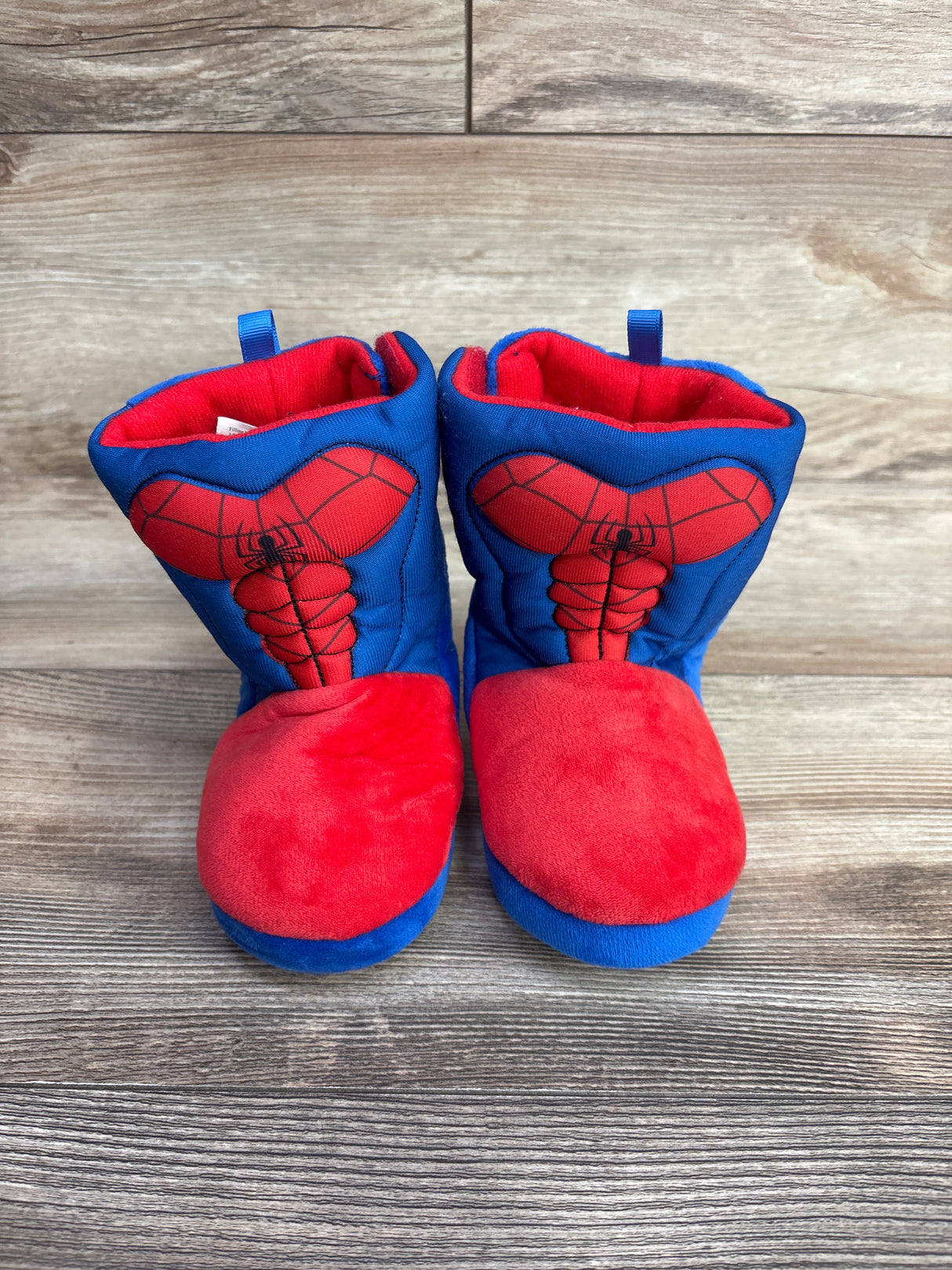 Marvel Spiderman Boot Slippers Red sz 5-6c