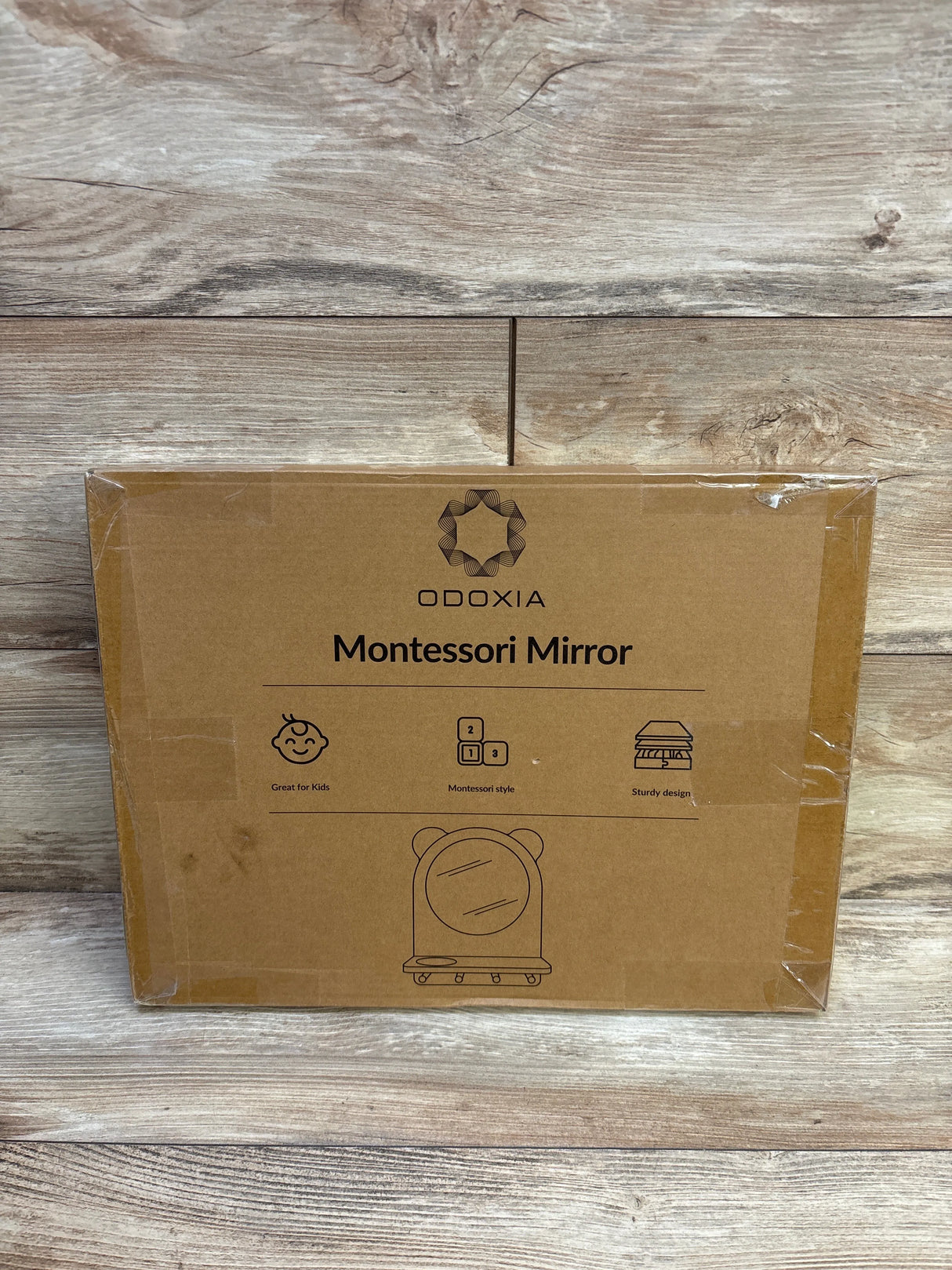 NEW ODOXIA Toddler Montessori Mirror Self Care Station