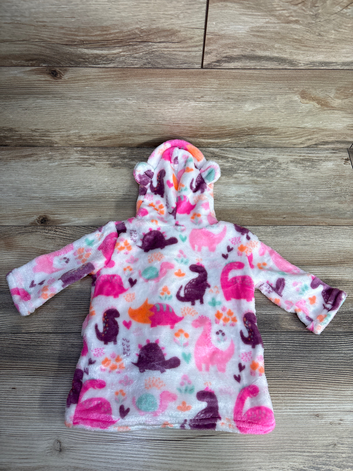 NWOT Mon Cheri Baby Plush Unicorn Robe White sz 0-9m