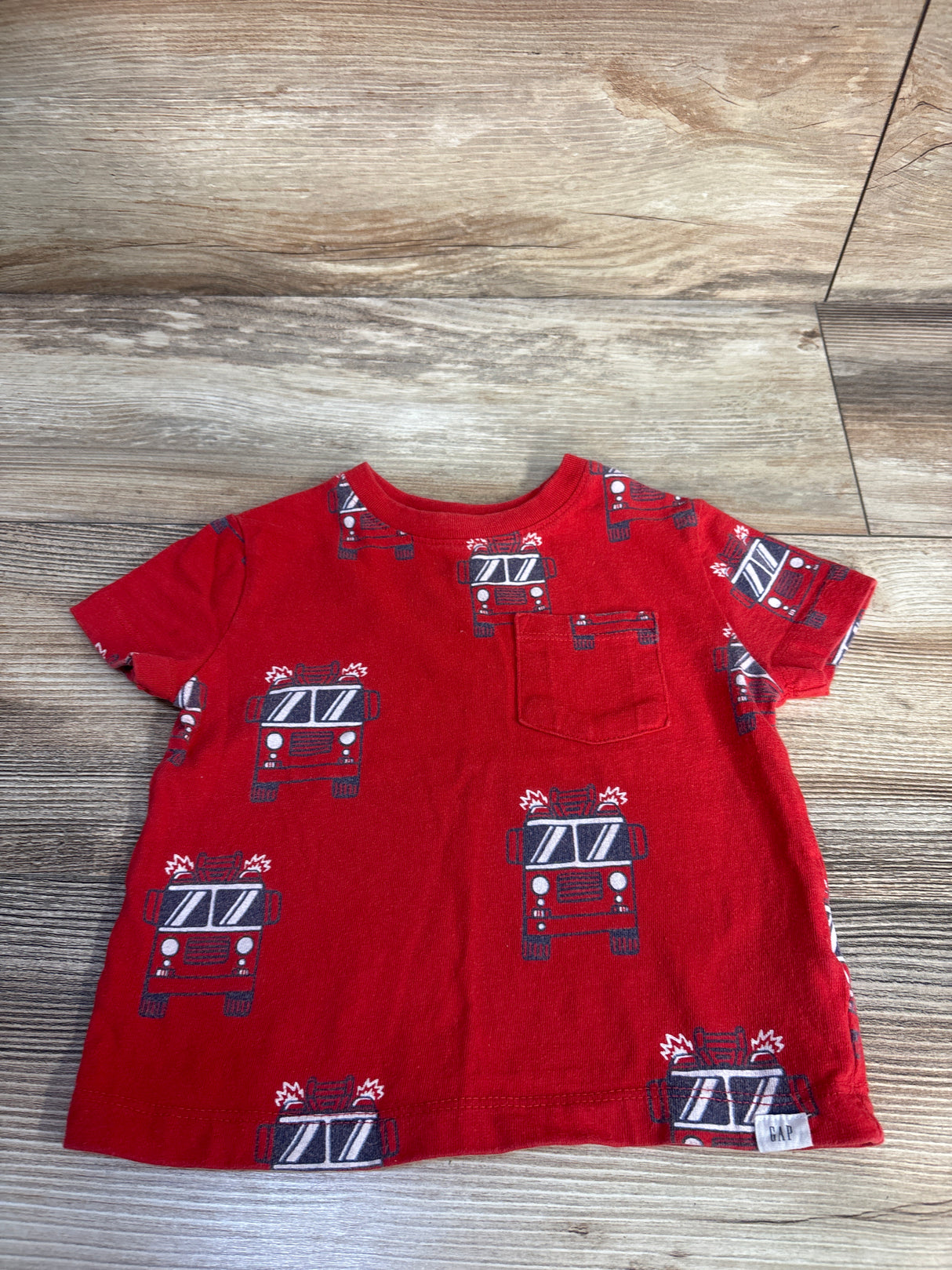 Baby Gap Pocket Shirt Red sz 12-18m